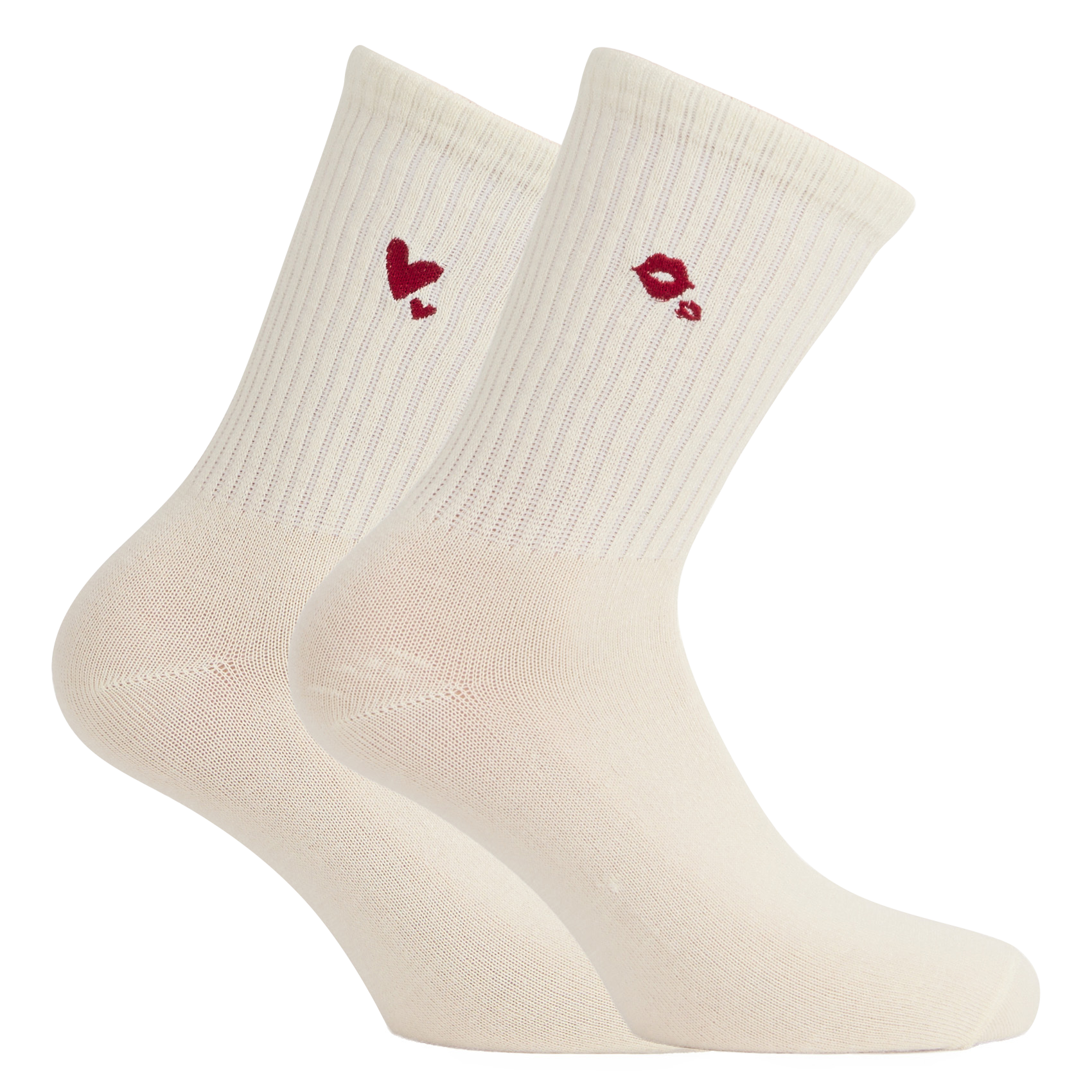 Dina Needle socks PIECES Beige