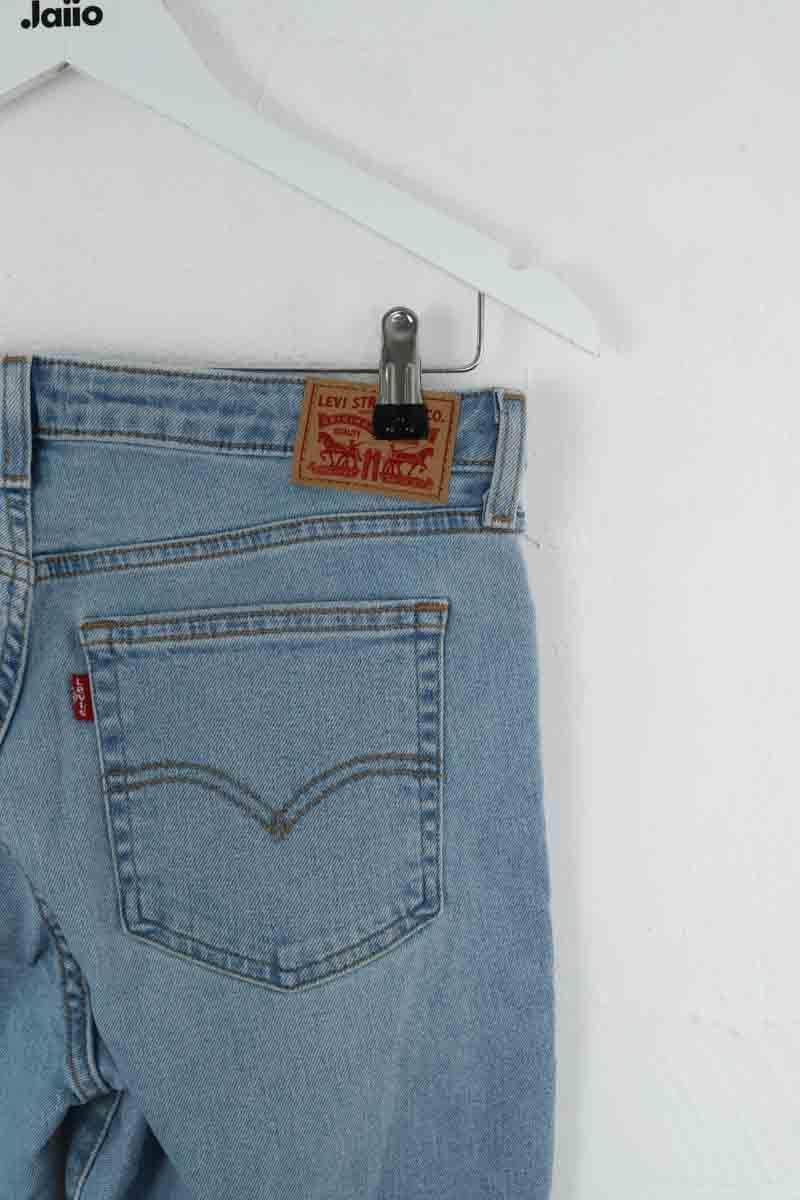 Cotton straight jeans LEVI'S - Seconde main Blue