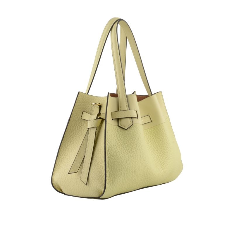 Handbag - cowhide leather POURCHET Brown