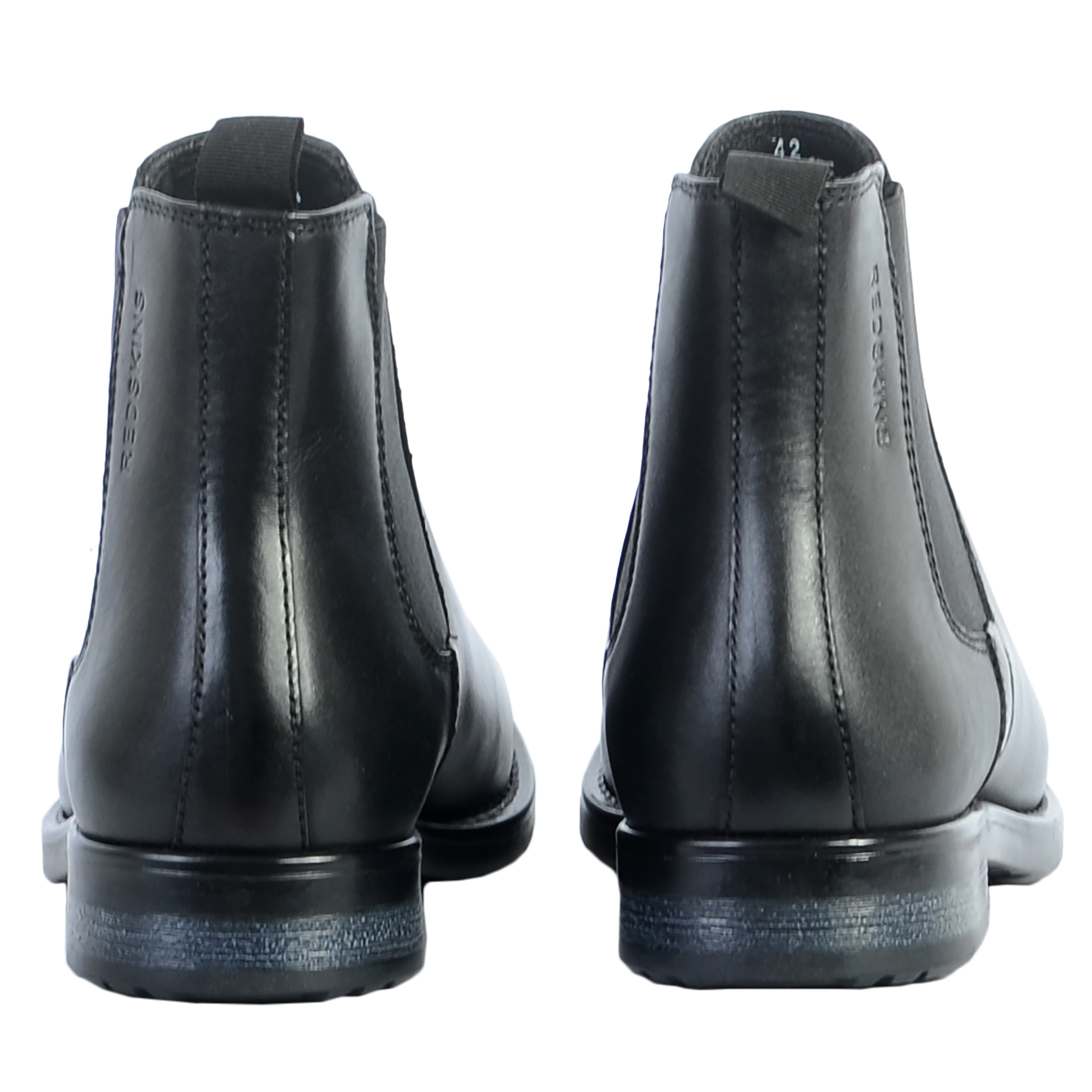 Nathan leather ankle boots REDSKINS Black