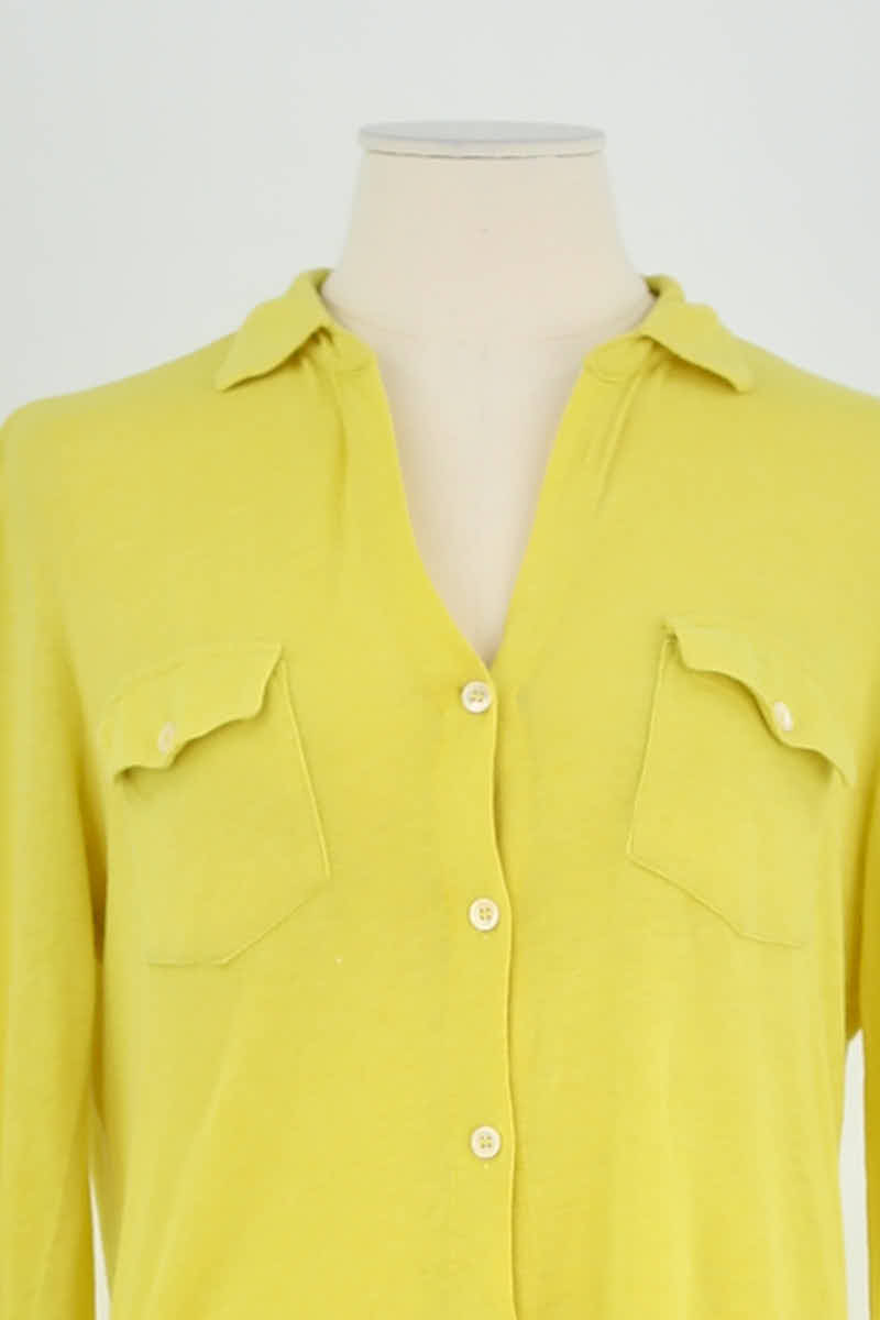 Shirt MAJESTIC FILATURES - SECONDE MAIN Yellow