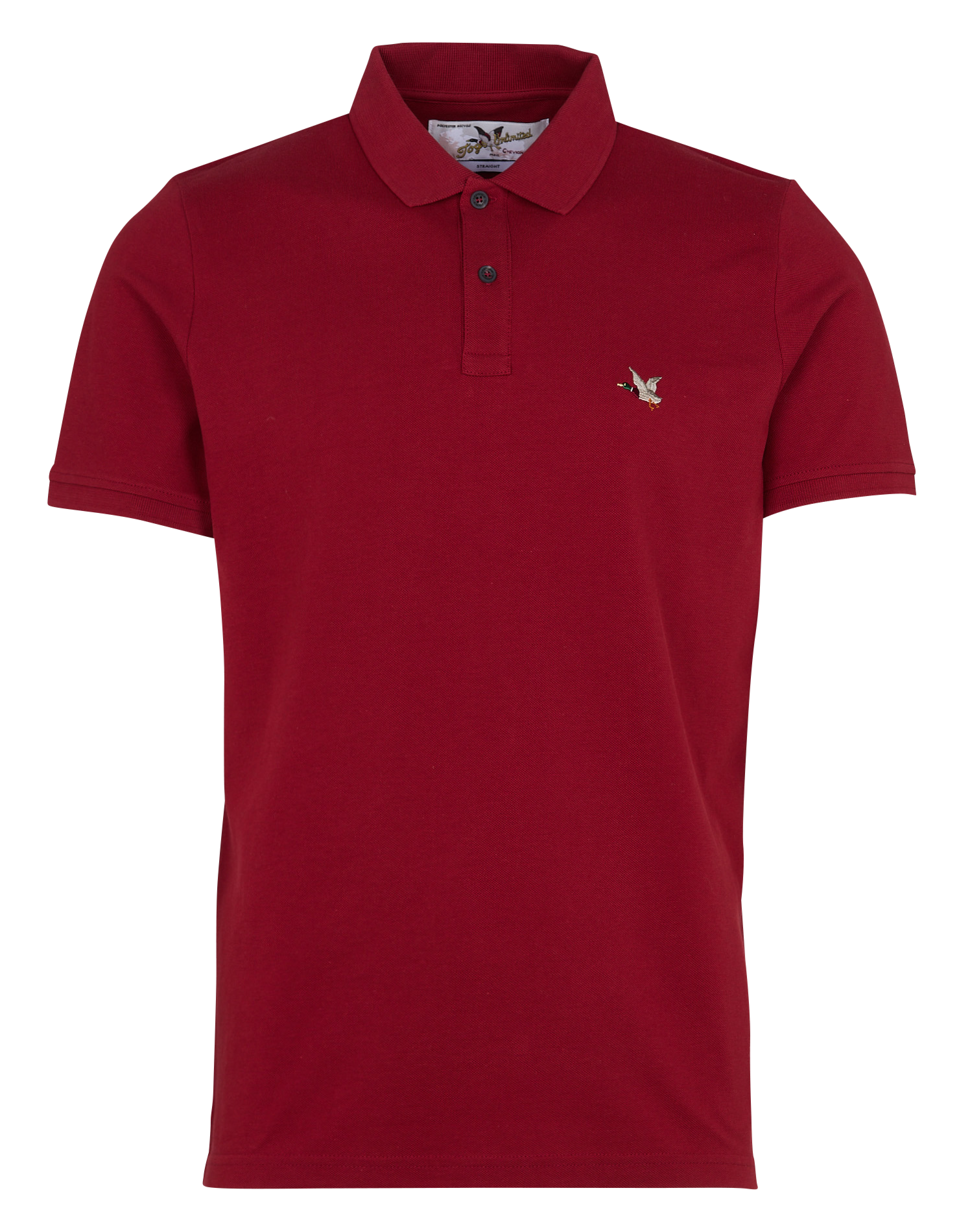 Polo straight-fit en coton CHEVIGNON Rouge