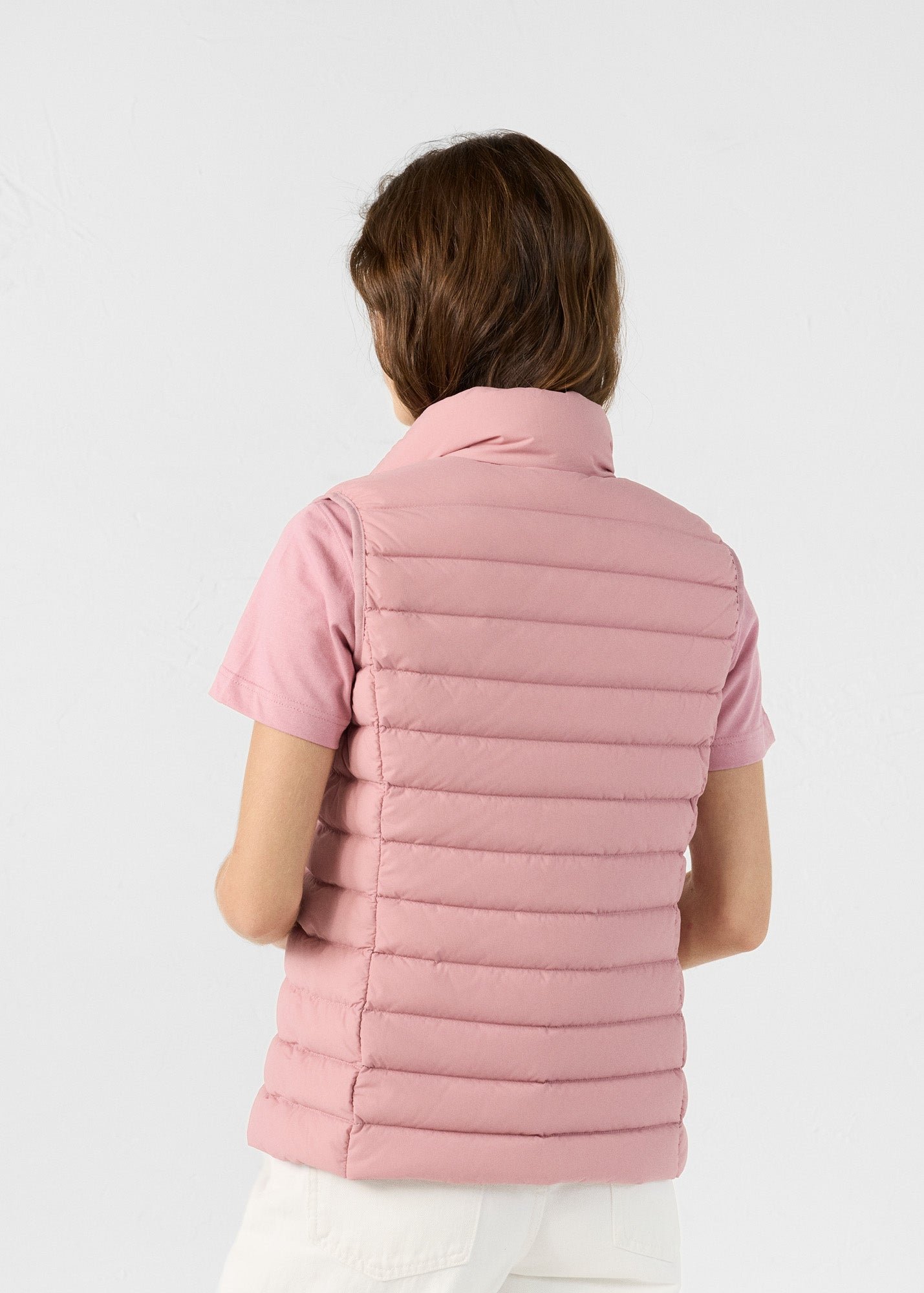 Stretch sleeveless down jacket Grenada JOTT Pink