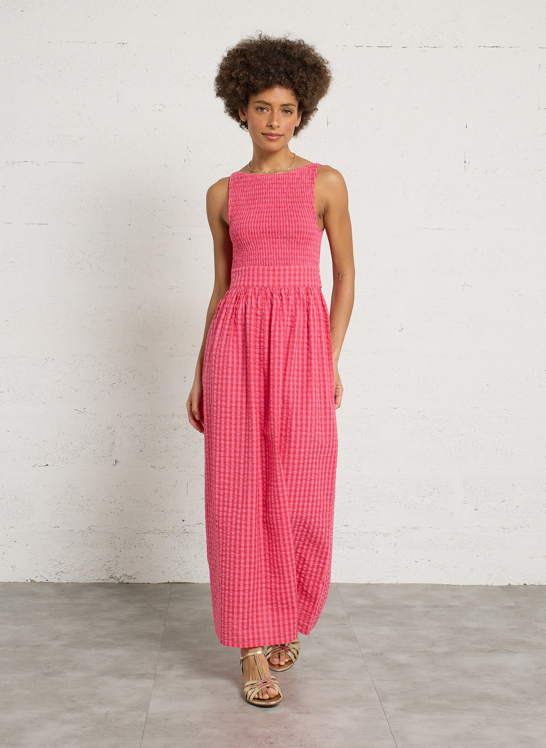 Robe longue en coton SUNDRESS Multicolore