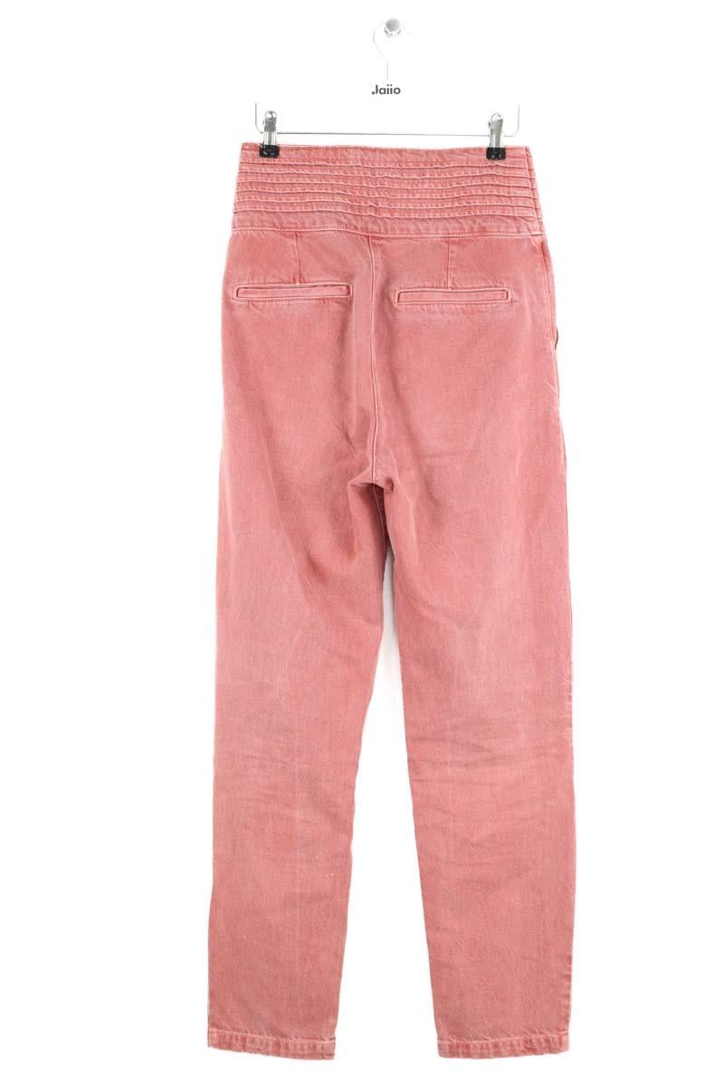 - Straight-leg jeans
- 5 pockets
- Straight cut
- Faded effect SEZANE - Seconde main Pink