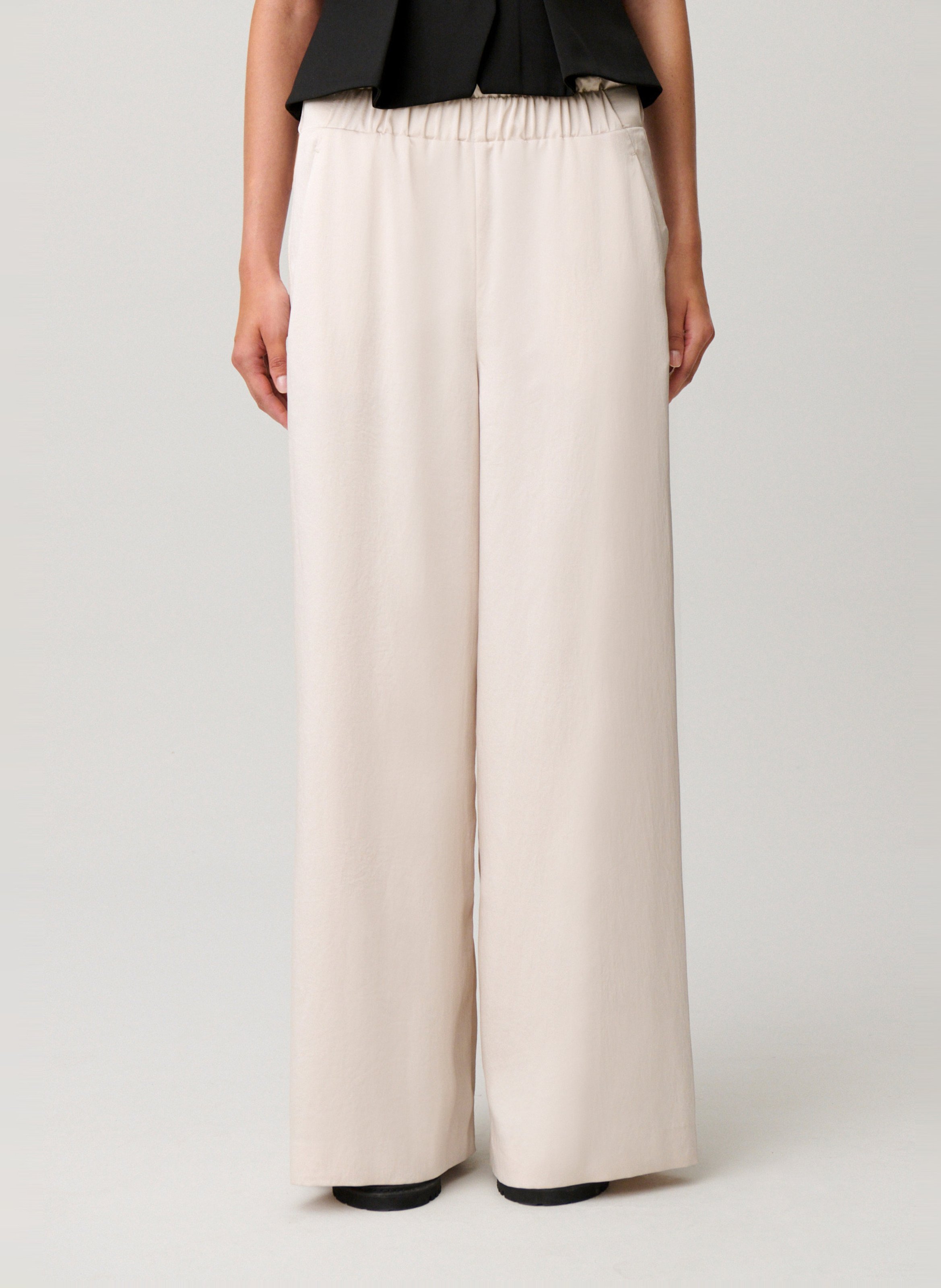 Pantalon large CLAUDIE PIERLOT Blanc
