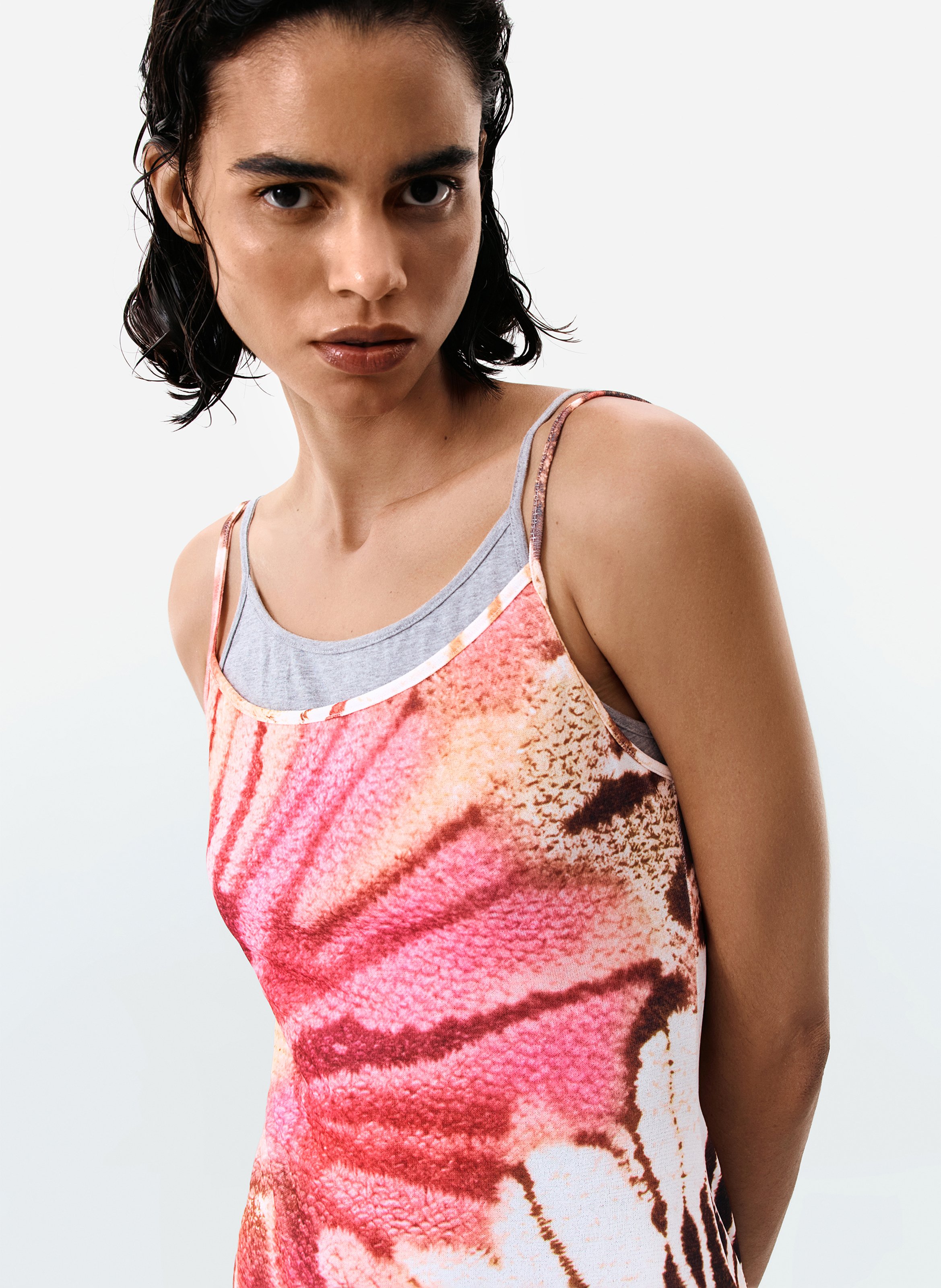 Robe longue moulante DESIGUAL Multicolore