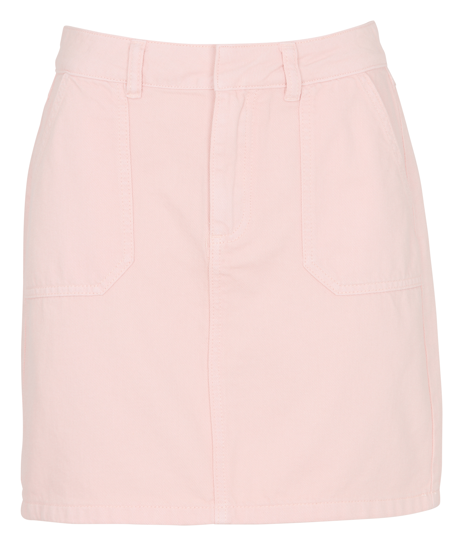 Jupe courte en denim MAISON 123 Rose