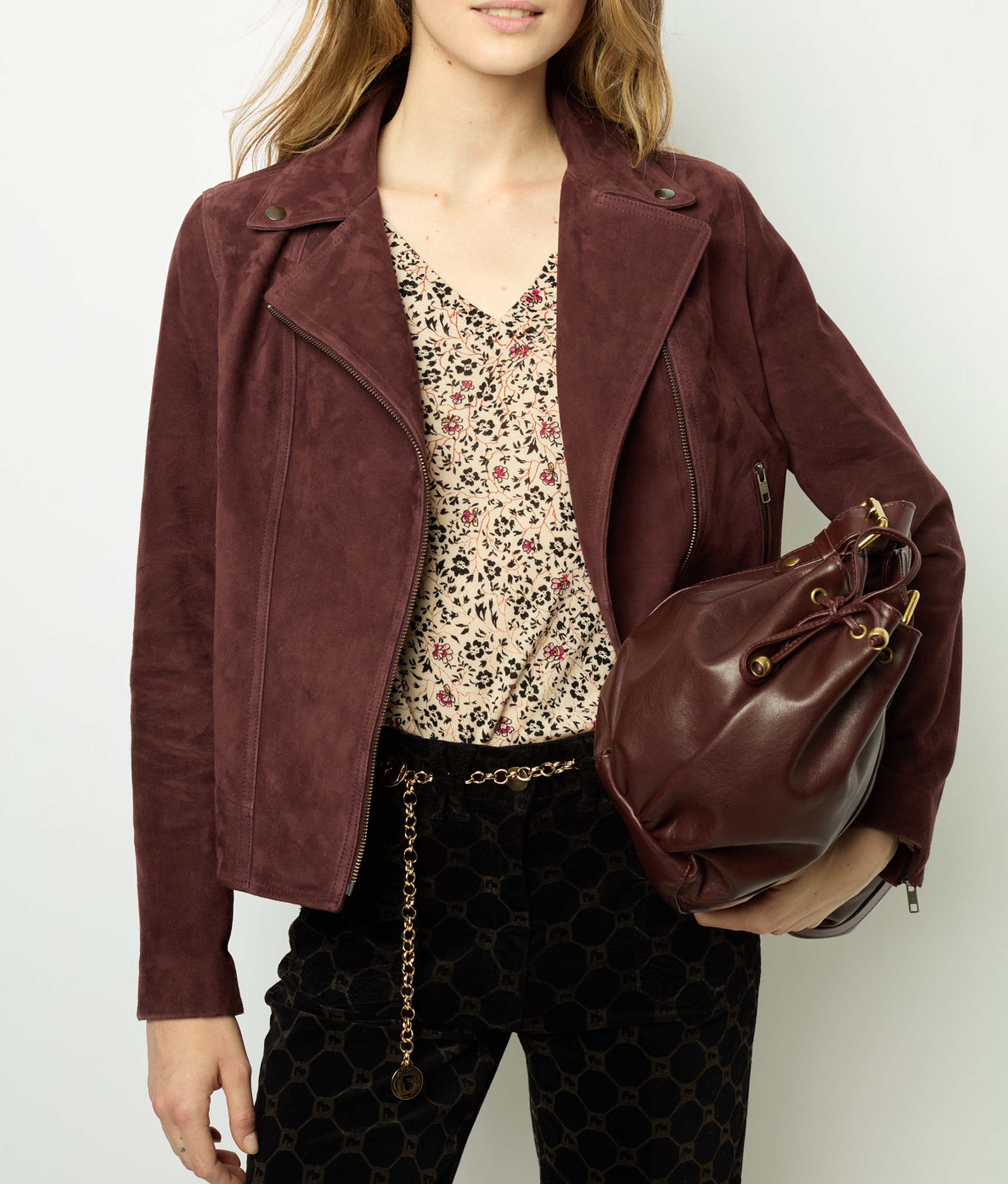 Sac à main en cuir GERARD DAREL Rouge