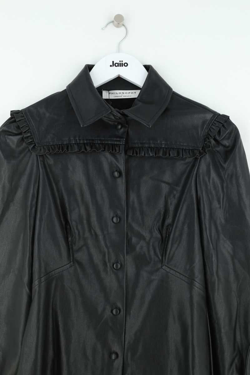 Chemise PHILOSOPHY DI LORENZO SERAFINI - SECONDE MAIN Noir