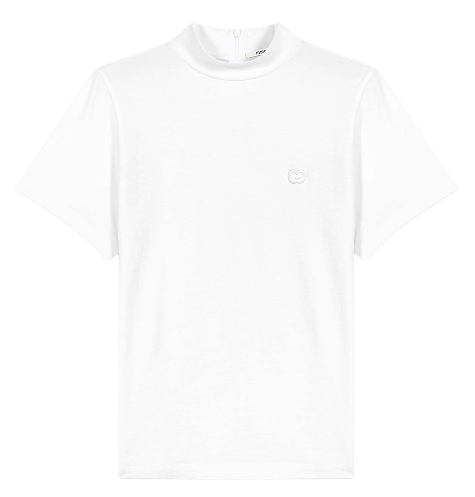Straight-cut cotton T-shirt MAJE White