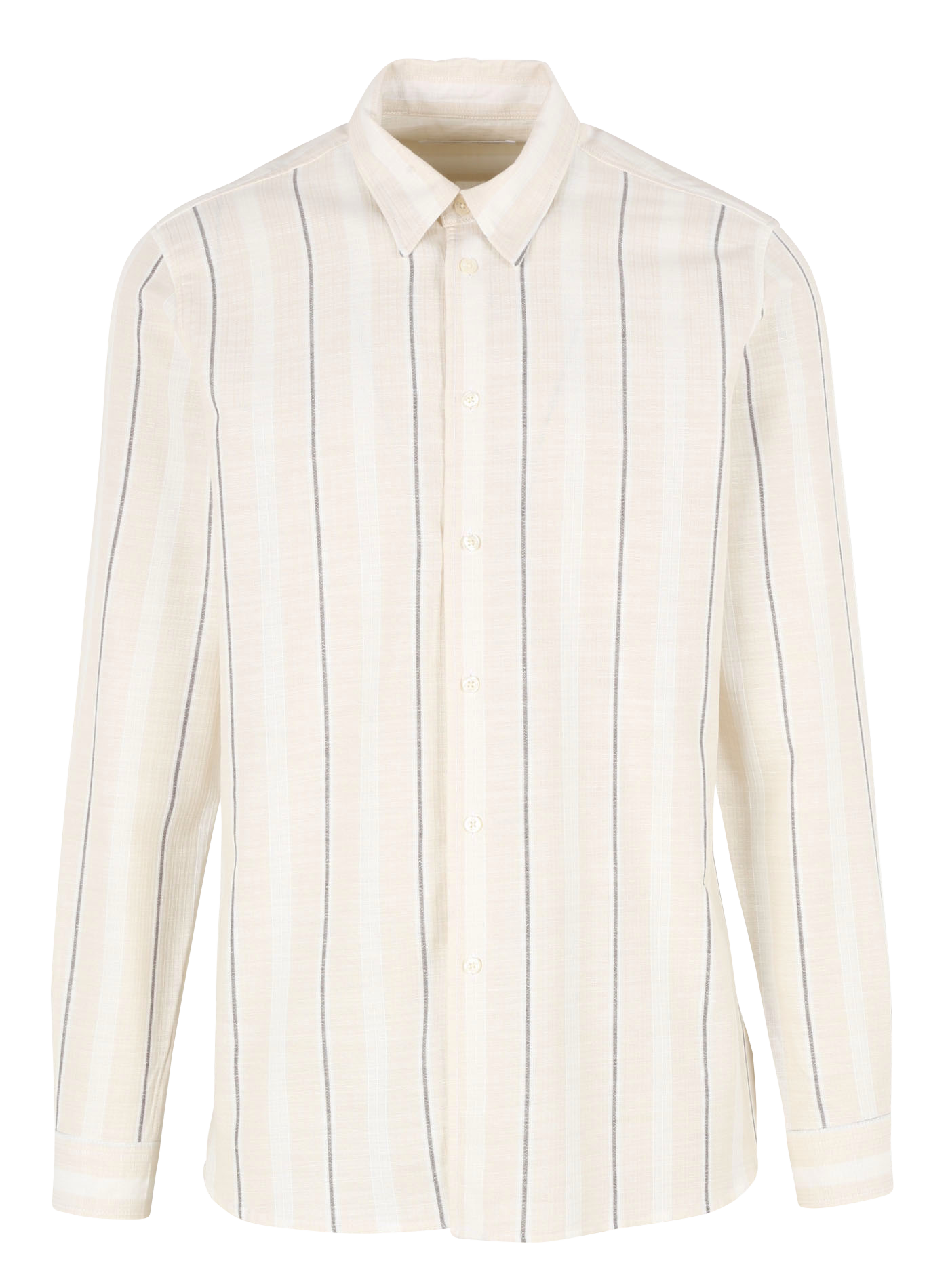 Chemise rayée en coton SAMSOE SAMSOE Blanc