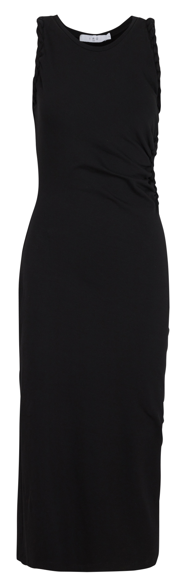 Robe longue tressée en coton mélangé IRO Noir