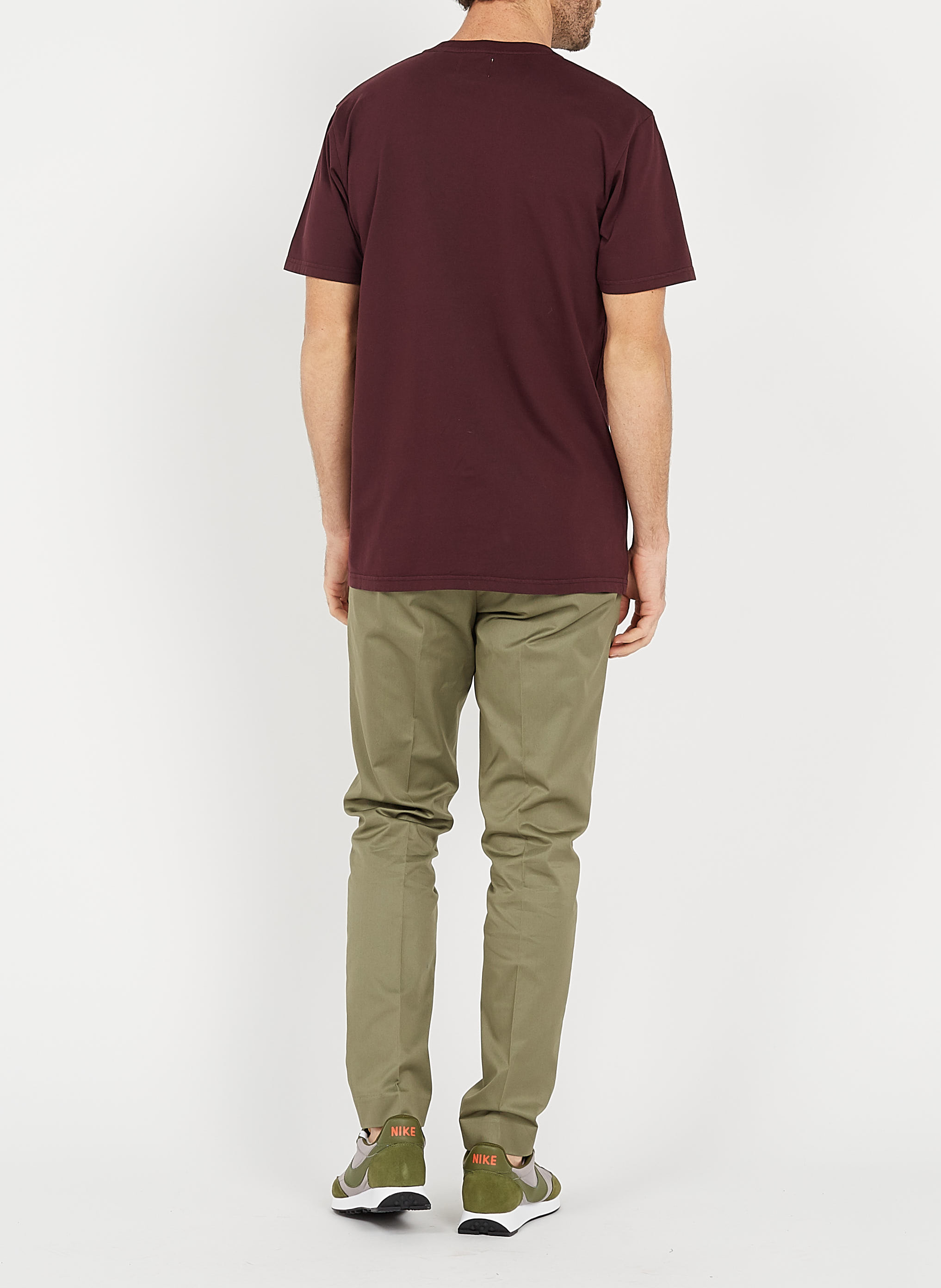 T-shirt col rond en coton biologique COLORFUL STANDARD Rouge