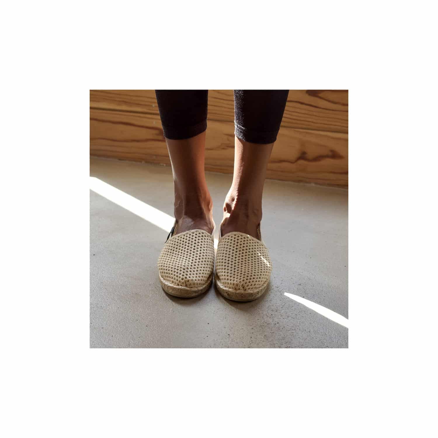 Striped espadrilles ART OF SOULE Beige