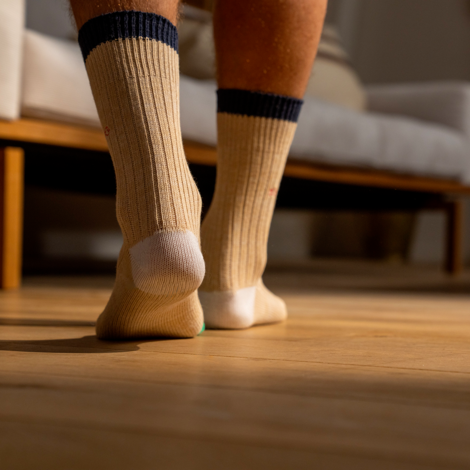 Thick cotton club socks BILLYBELT Beige