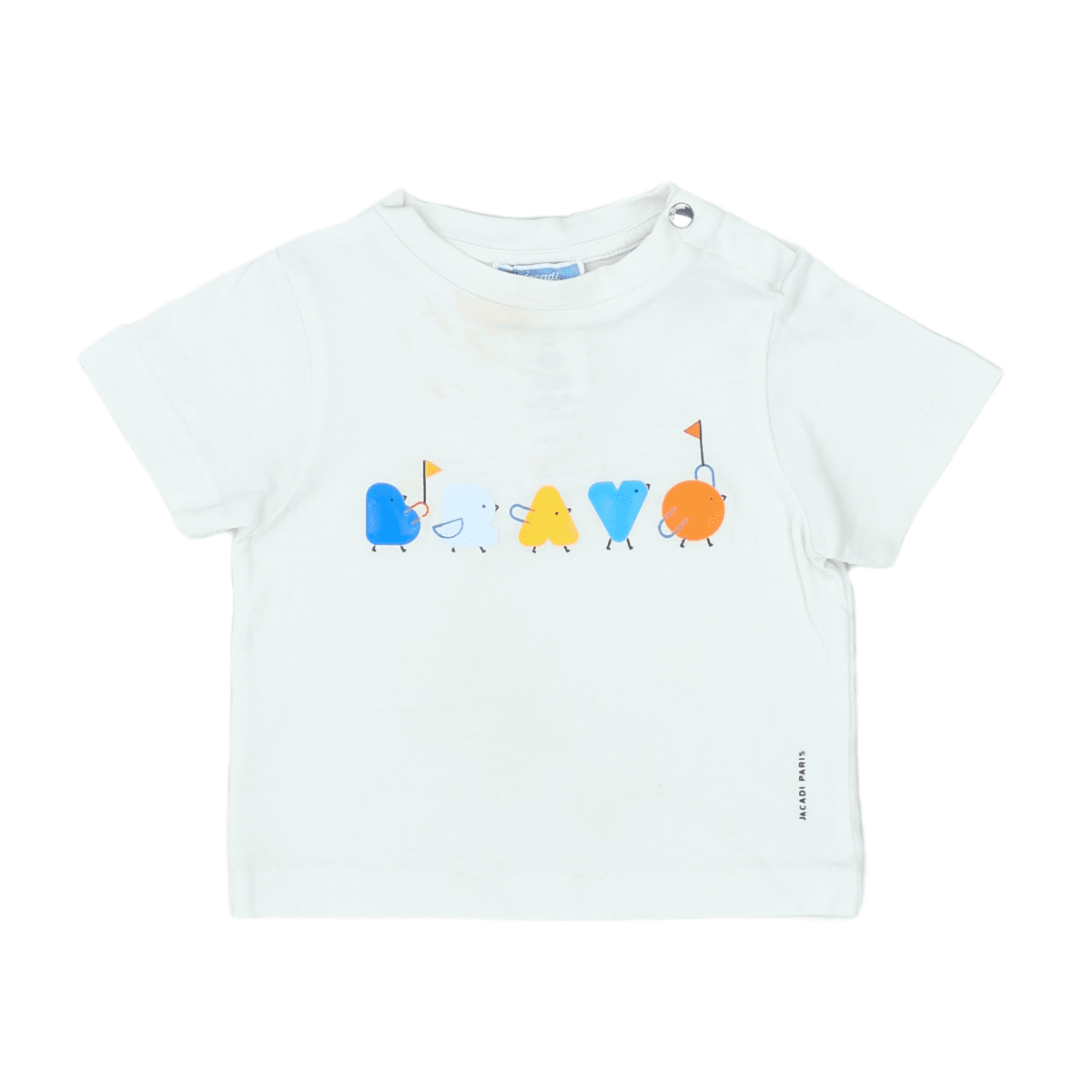 White baby T-shirt - 12 months JACADI - Seconde Main White