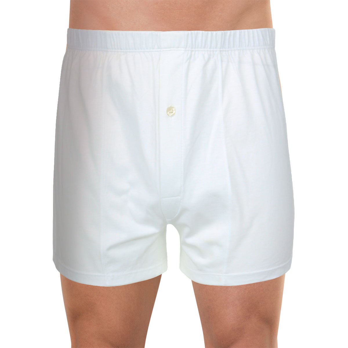 Egyptian Cotton Men's Boxer Shorts by Eminence EMINENCE White