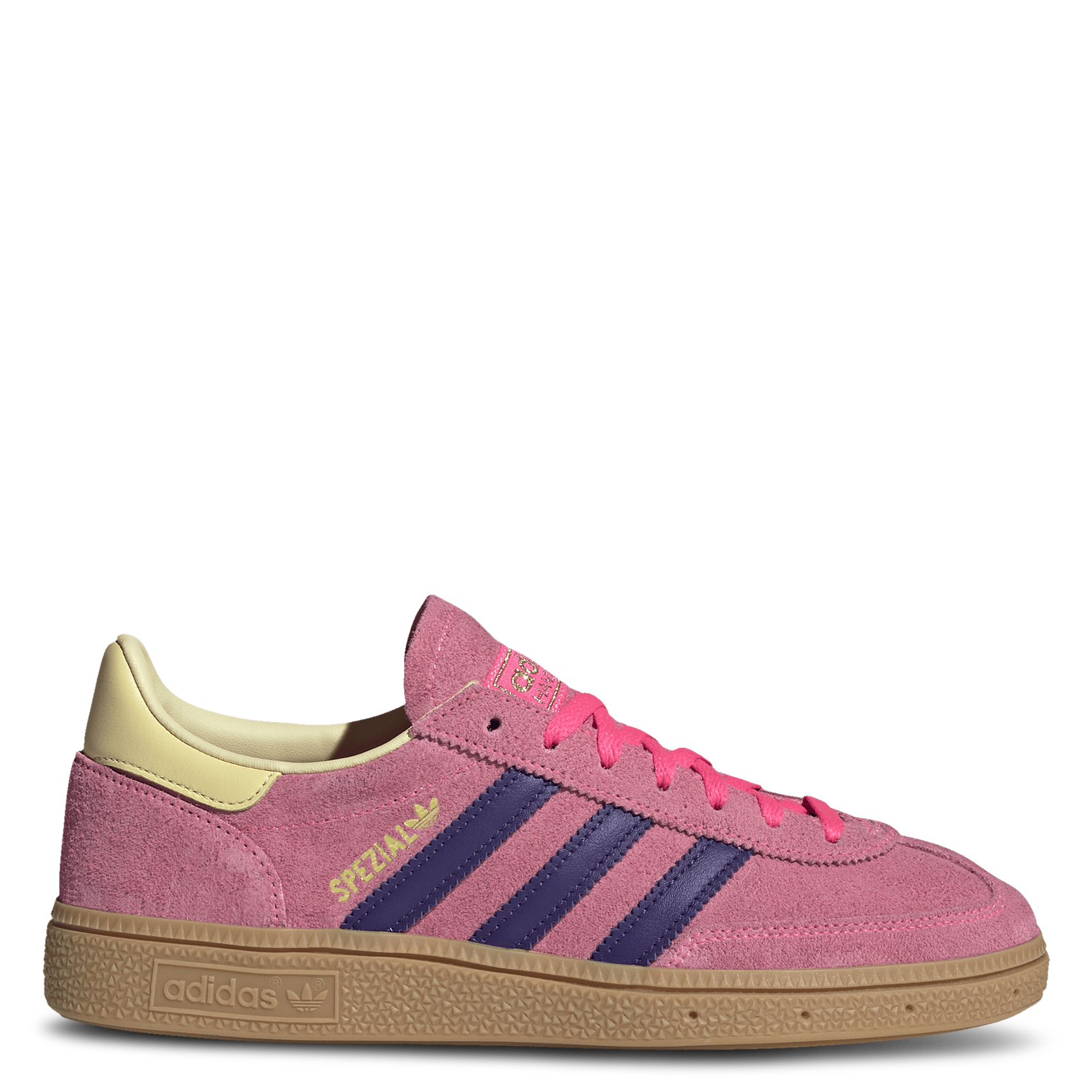 Baskets basses en cuir ADIDAS Rose