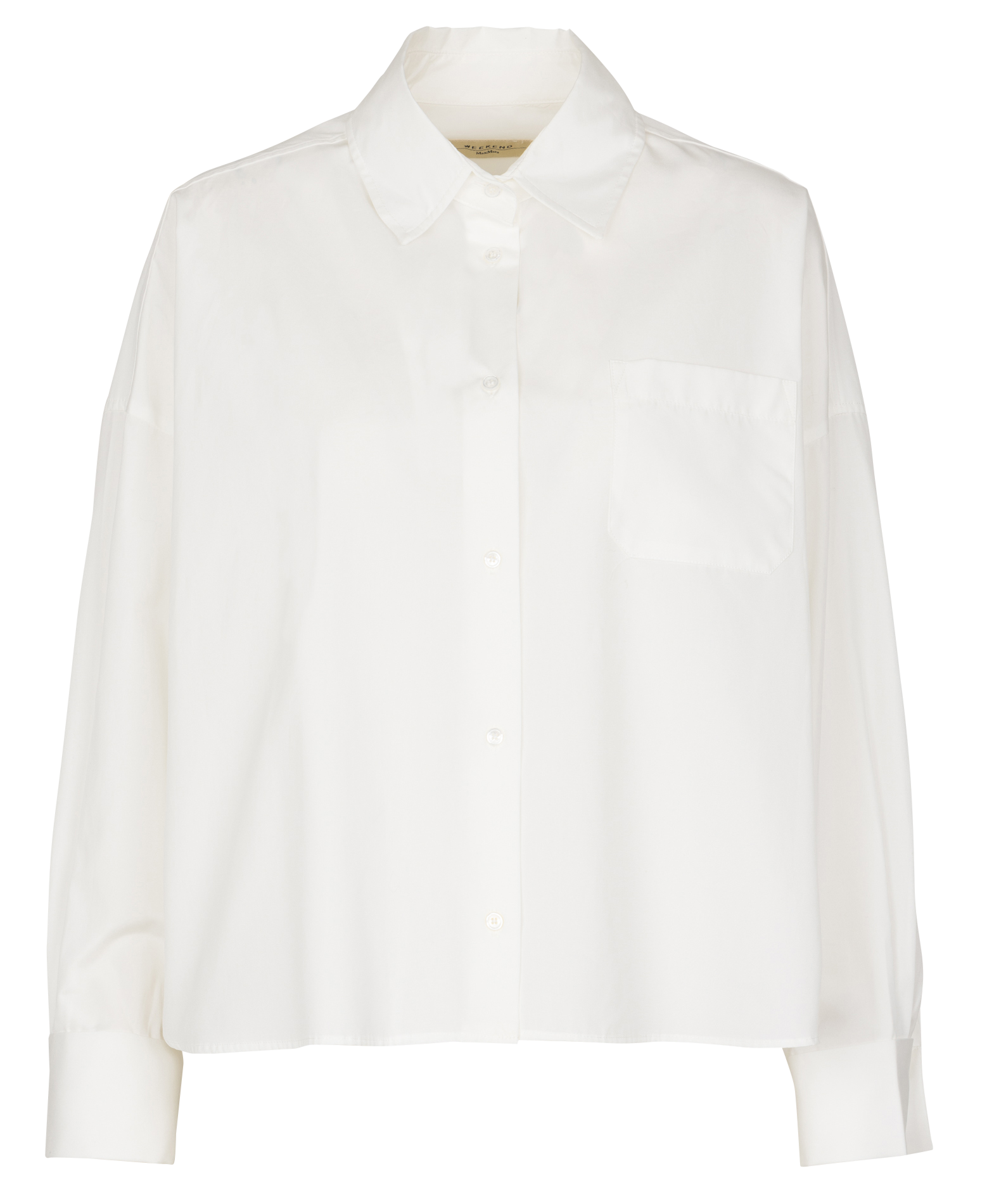 Katoenen oversized blouse MAX MARA WEEK END Wit