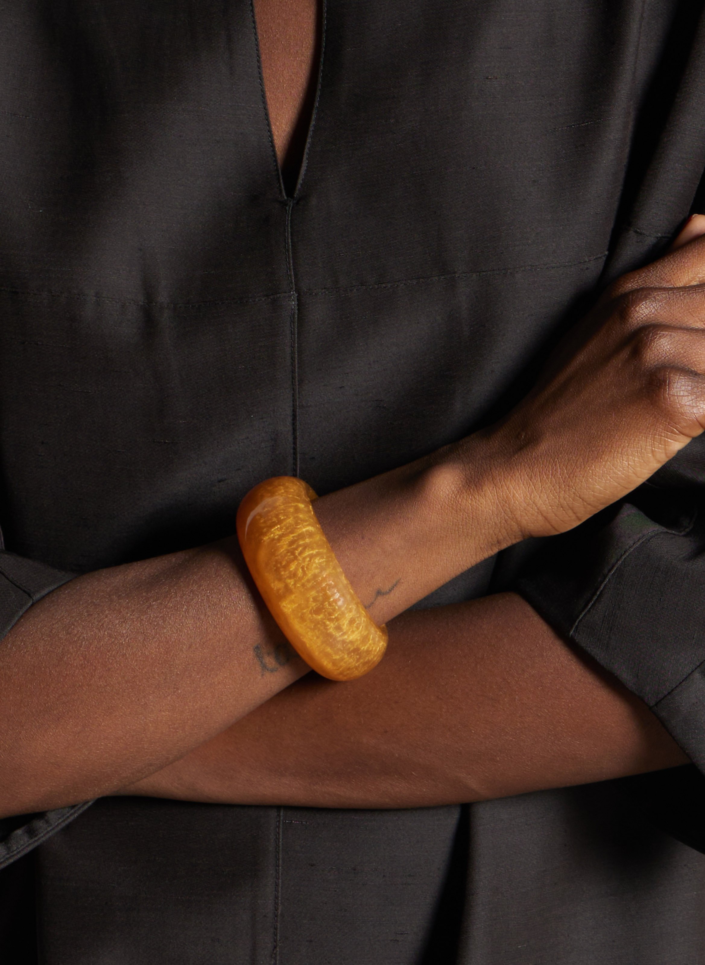 Pulsera brillante FEEKA Amarillo