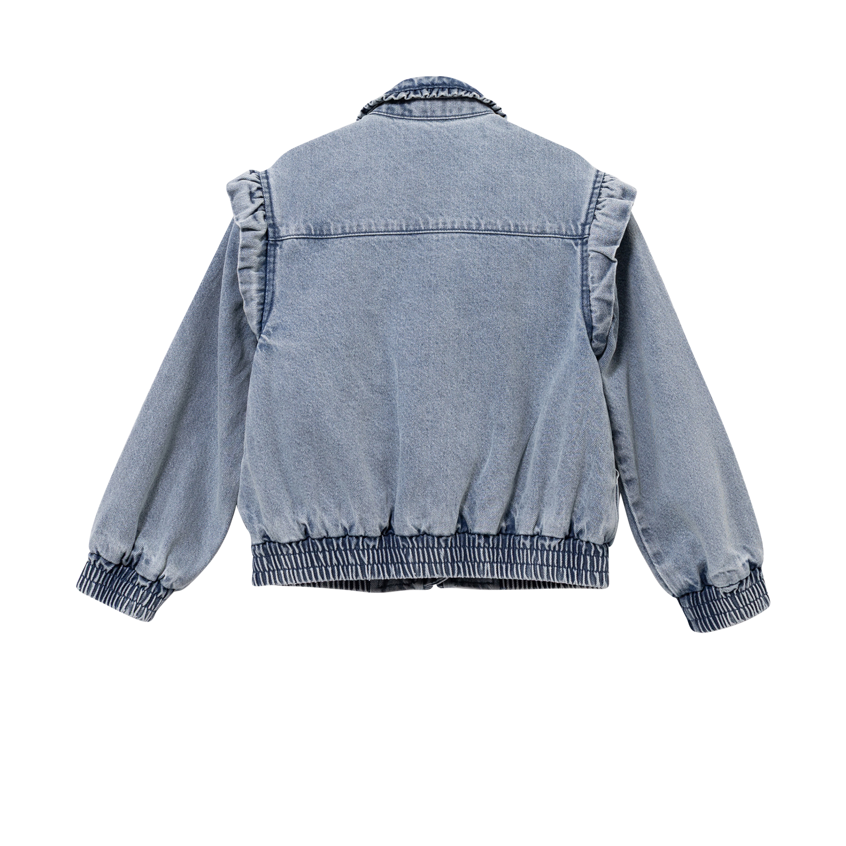 Blouson col classique en coton IKKS JUNIOR Bleu