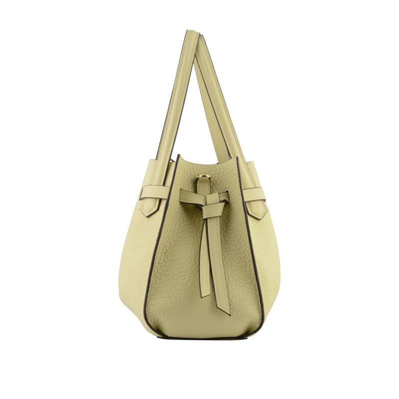 Handbag - cowhide leather POURCHET Brown