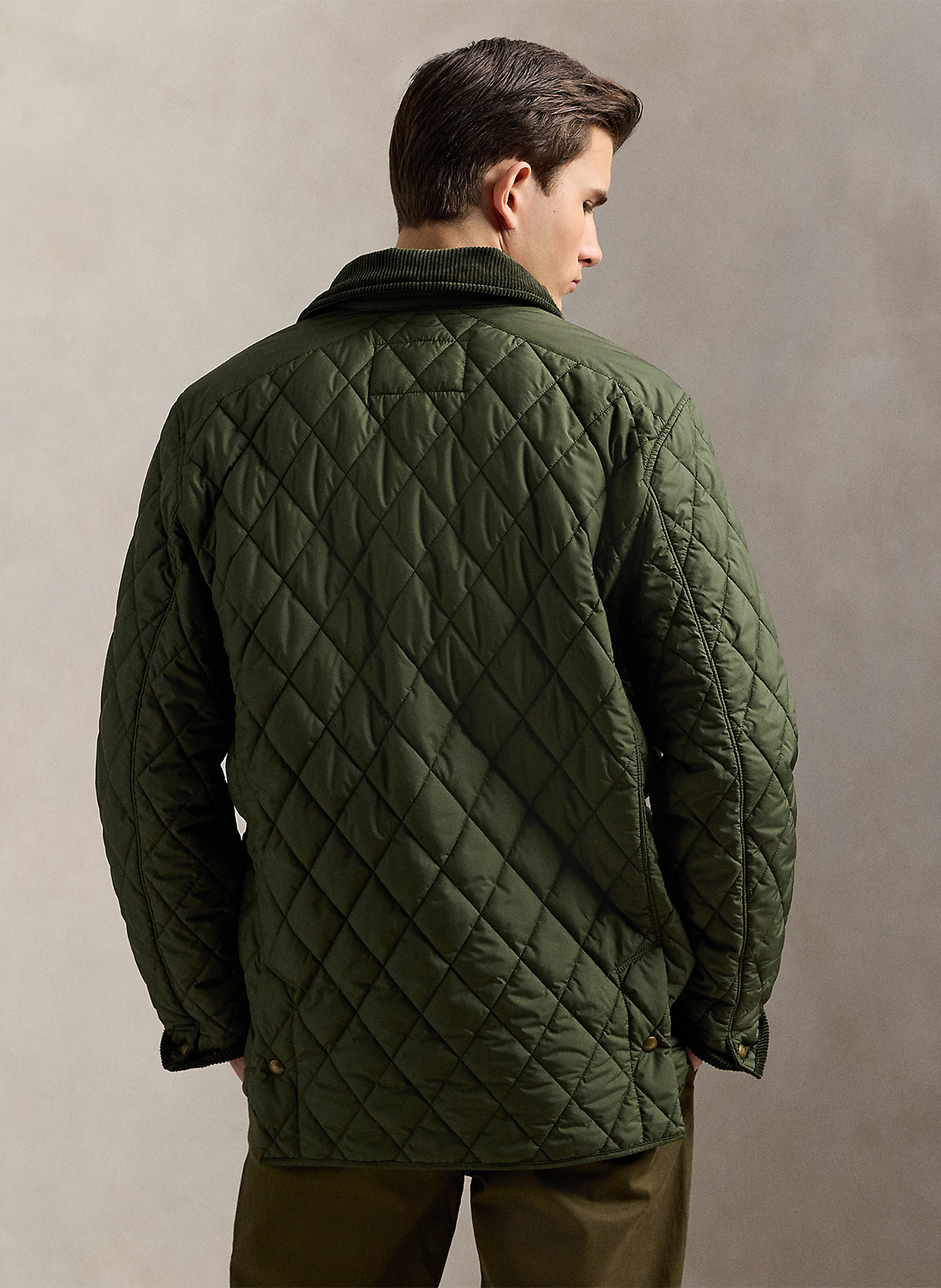 Blouson droit matelassé POLO RALPH LAUREN Vert