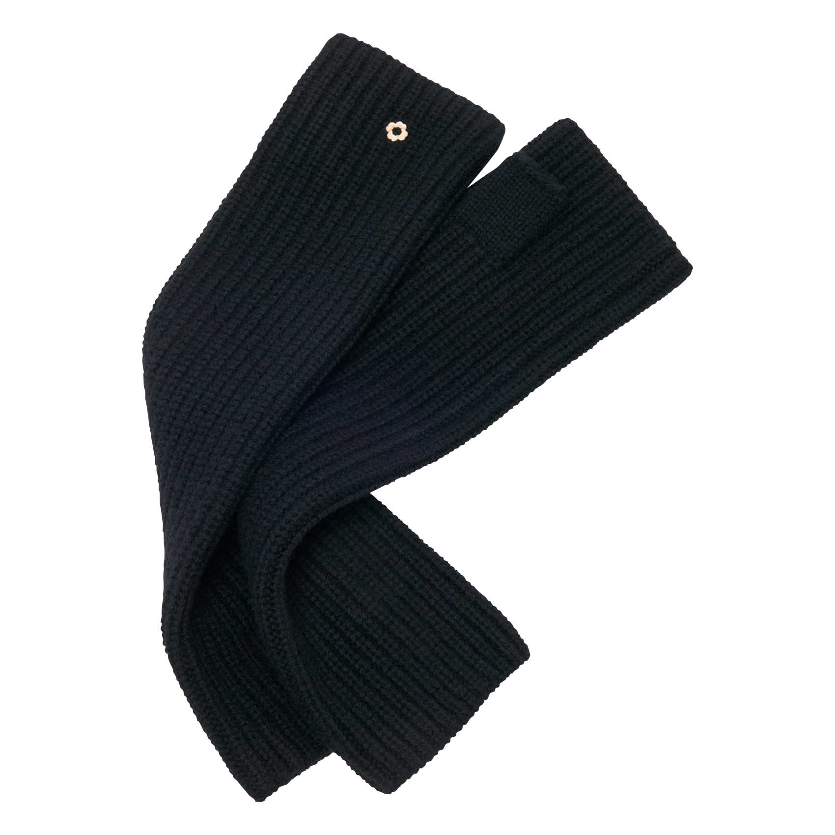 Mitaines van wol en kasjmier MAJE Zwart