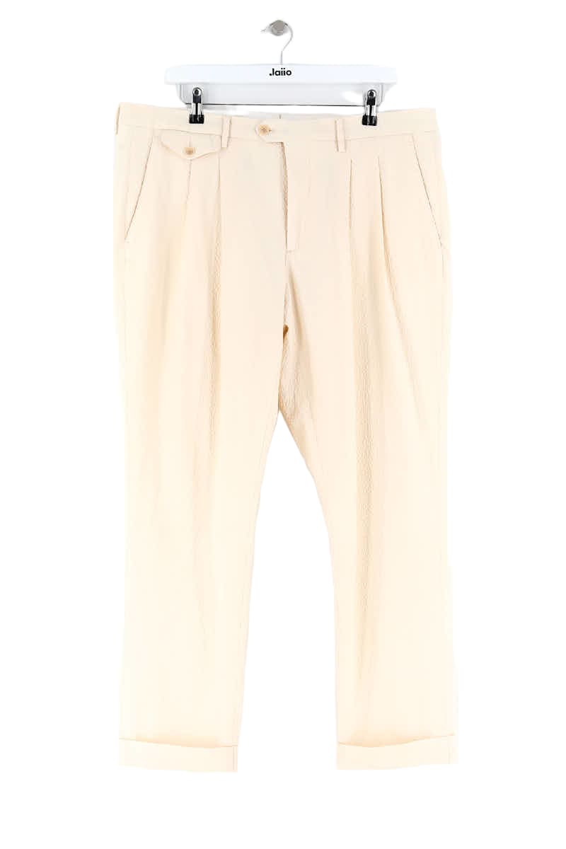 Carrot trousers TOMMY HILFIGER - SECONDE MAIN Beige