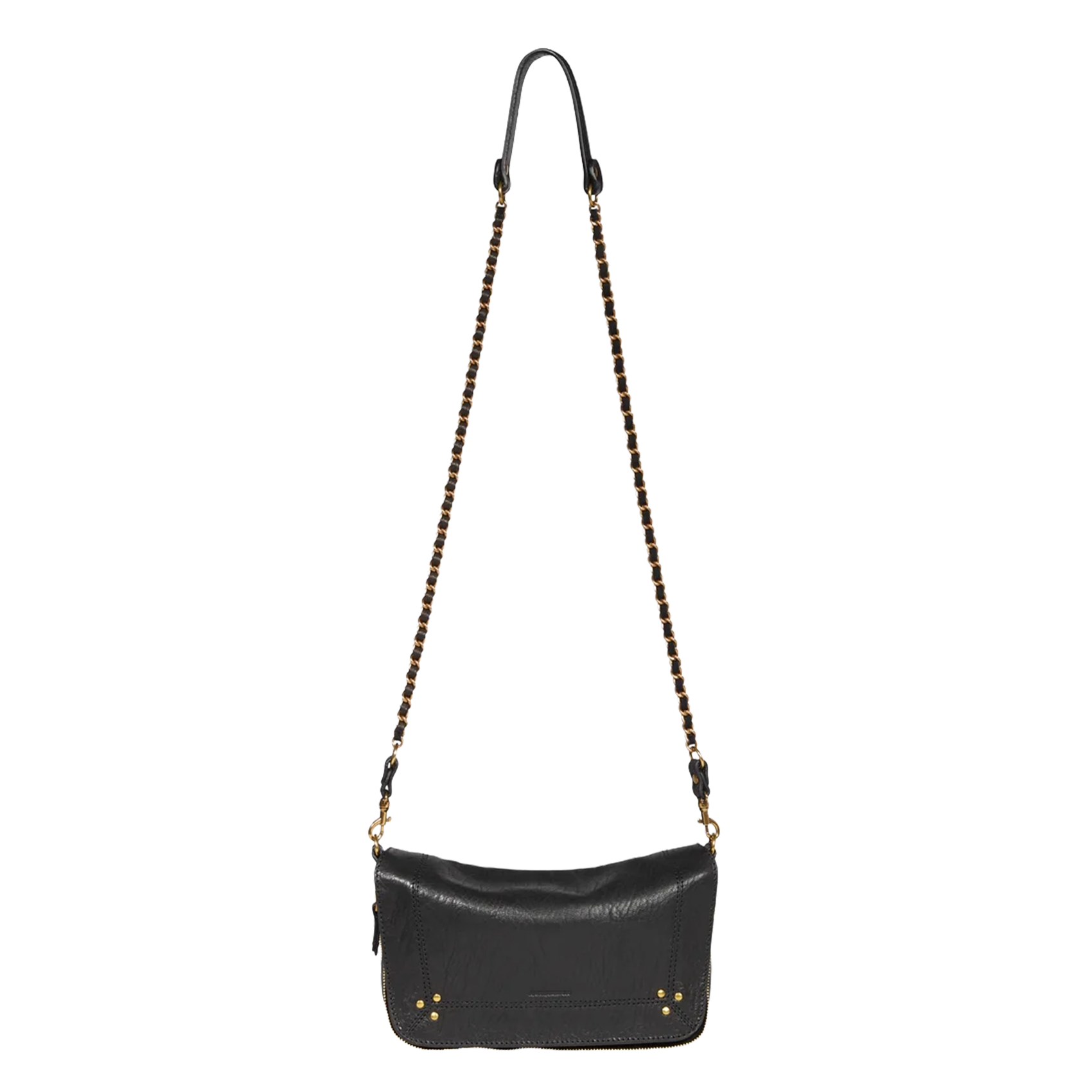 Sac bandoulière en cuir velours JEROME DREYFUSS Noir