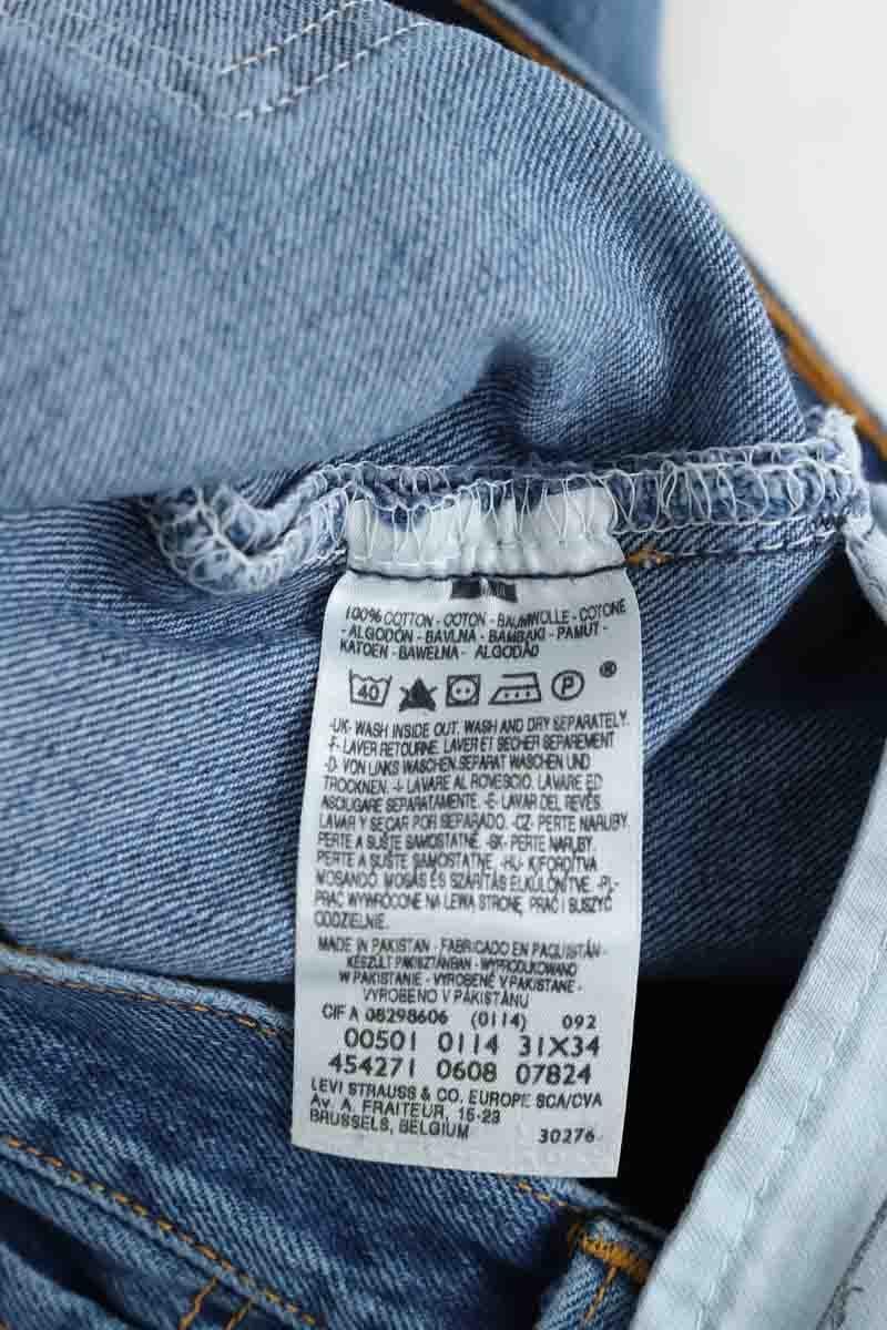501 straight jeans LEVI'S - Seconde main Blue