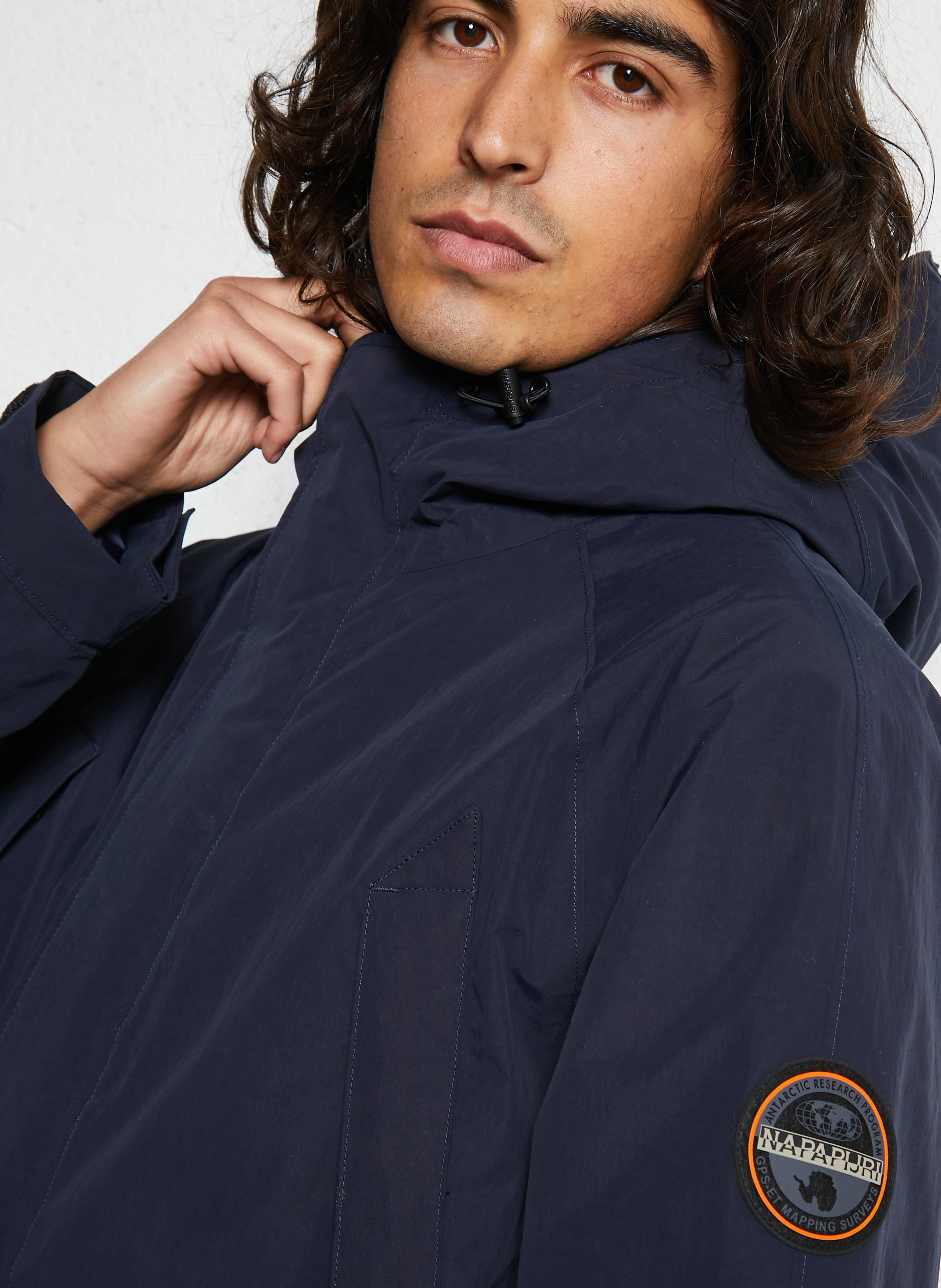 Oversized jas met capuchon NAPAPIJRI Blauw