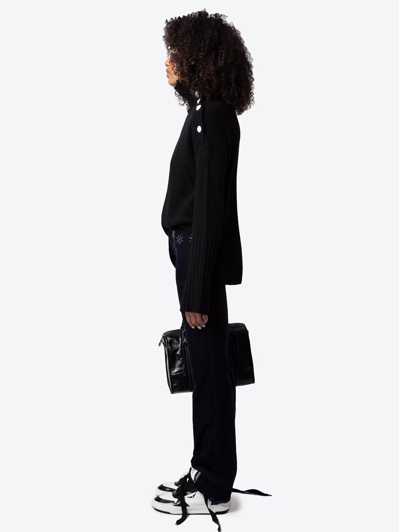 Flared pants in blended organic cotton ZADIG&VOLTAIRE Blue