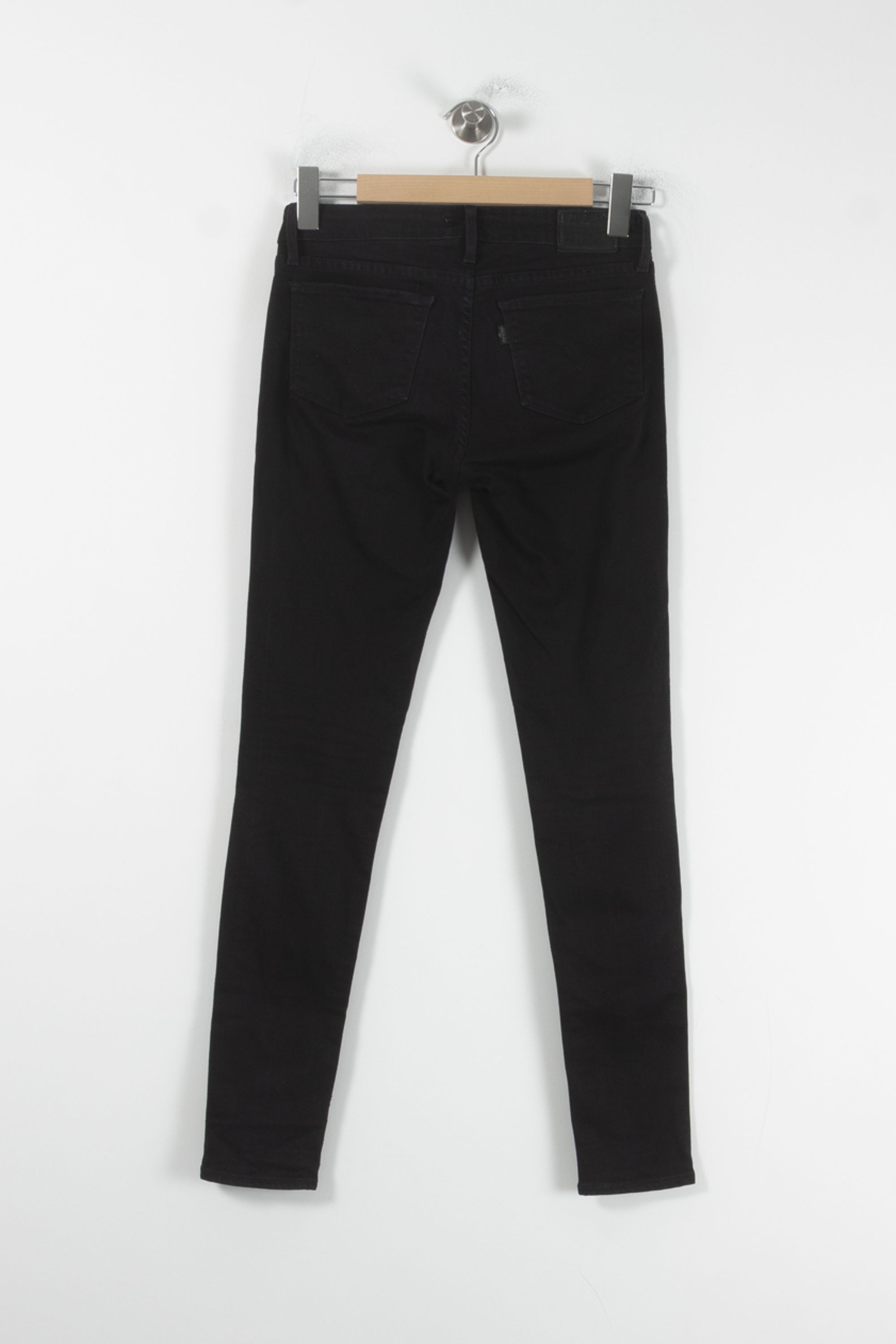 Cropped slim jeans with studs LEVI'S - Seconde main Black