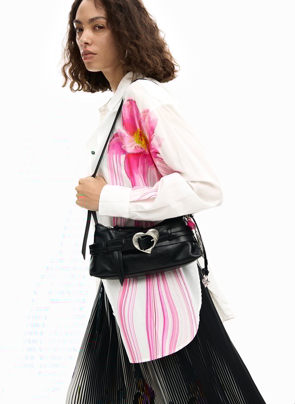 Sac porté épaule DESIGUAL Noir