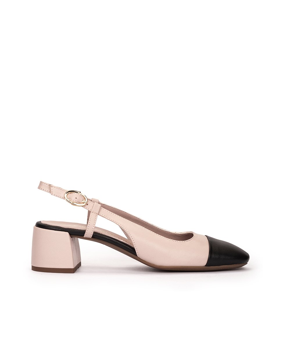 <p>Blush pink leather high heels.</p> PEDRO MIRALLES Pink