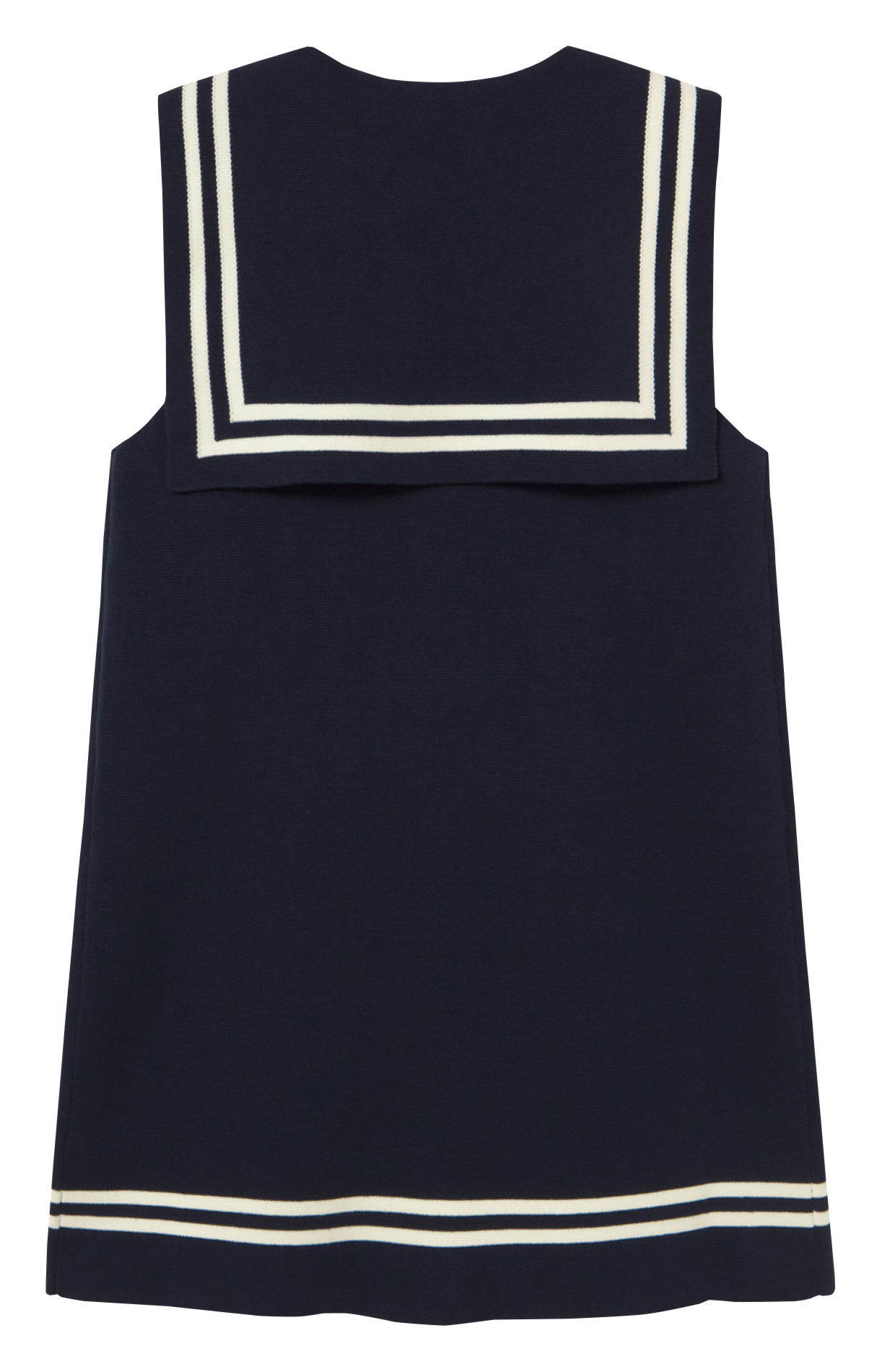 <p>Kurzes Kleid mit Matrosenkragen aus Baumwolle</p> THE TINY BIG SISTER Blau