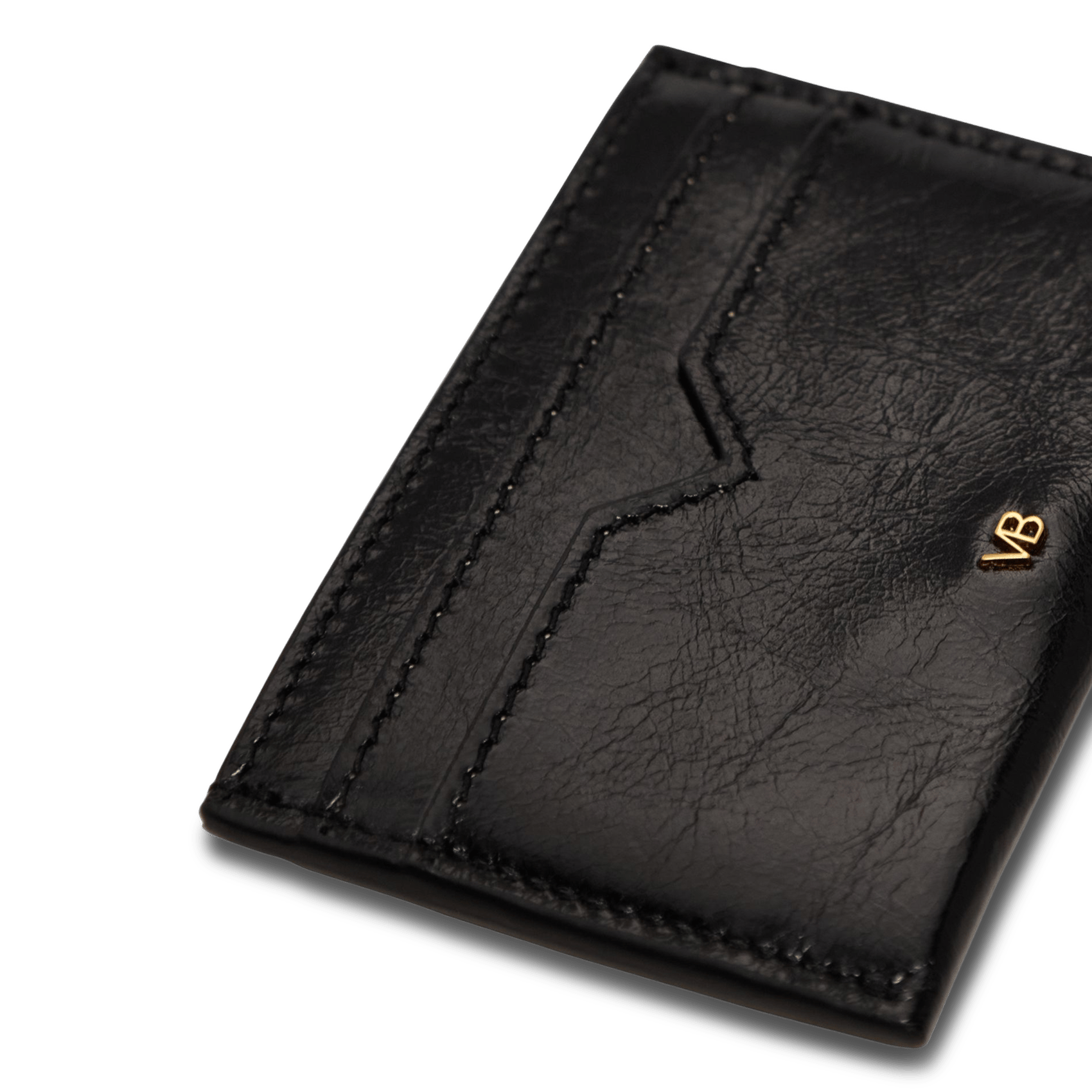 Tarjetero de piel vaqueta lisa VANESSA BRUNO Negro