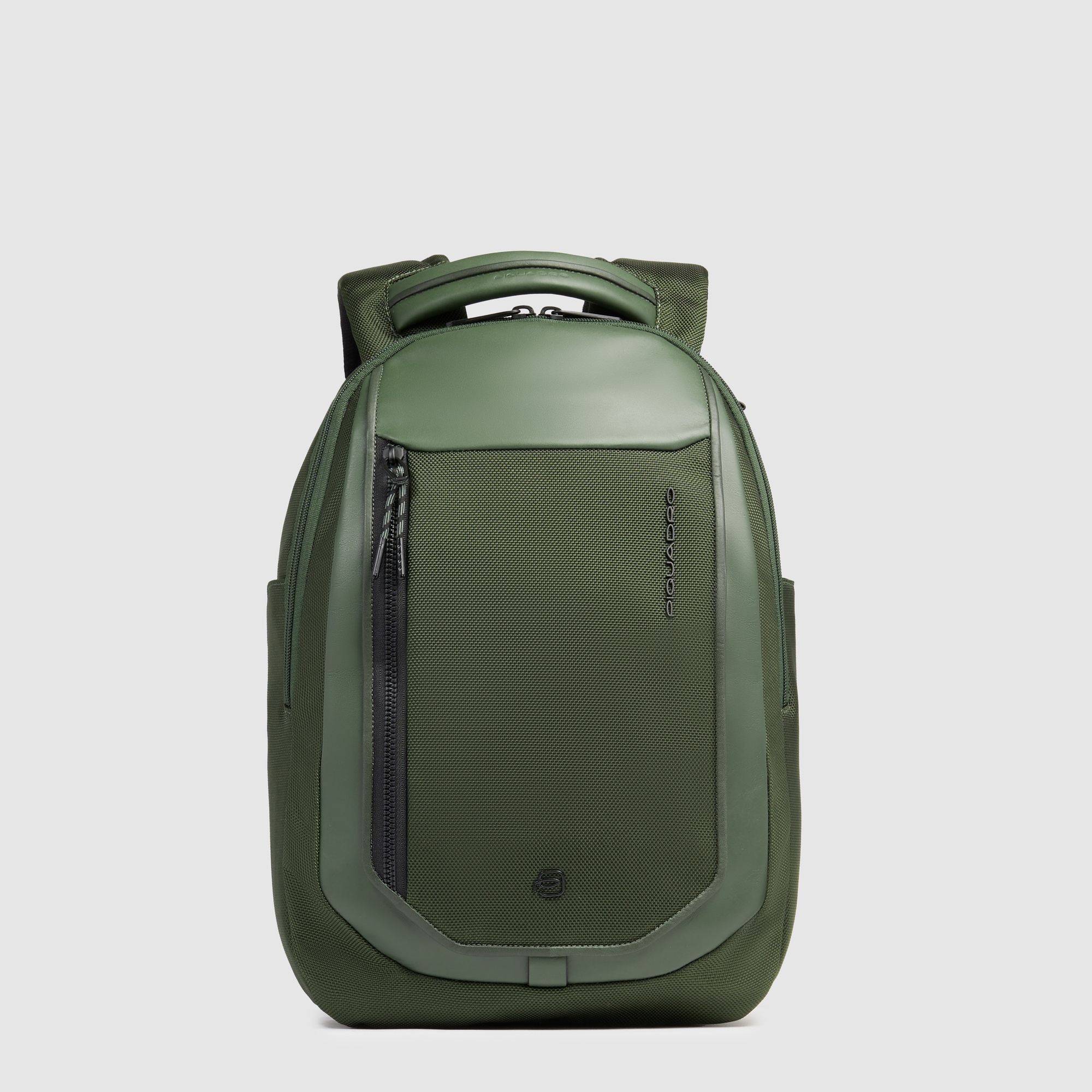 Backpack for 13.3" laptop in recycled fabric PIQUADRO Green