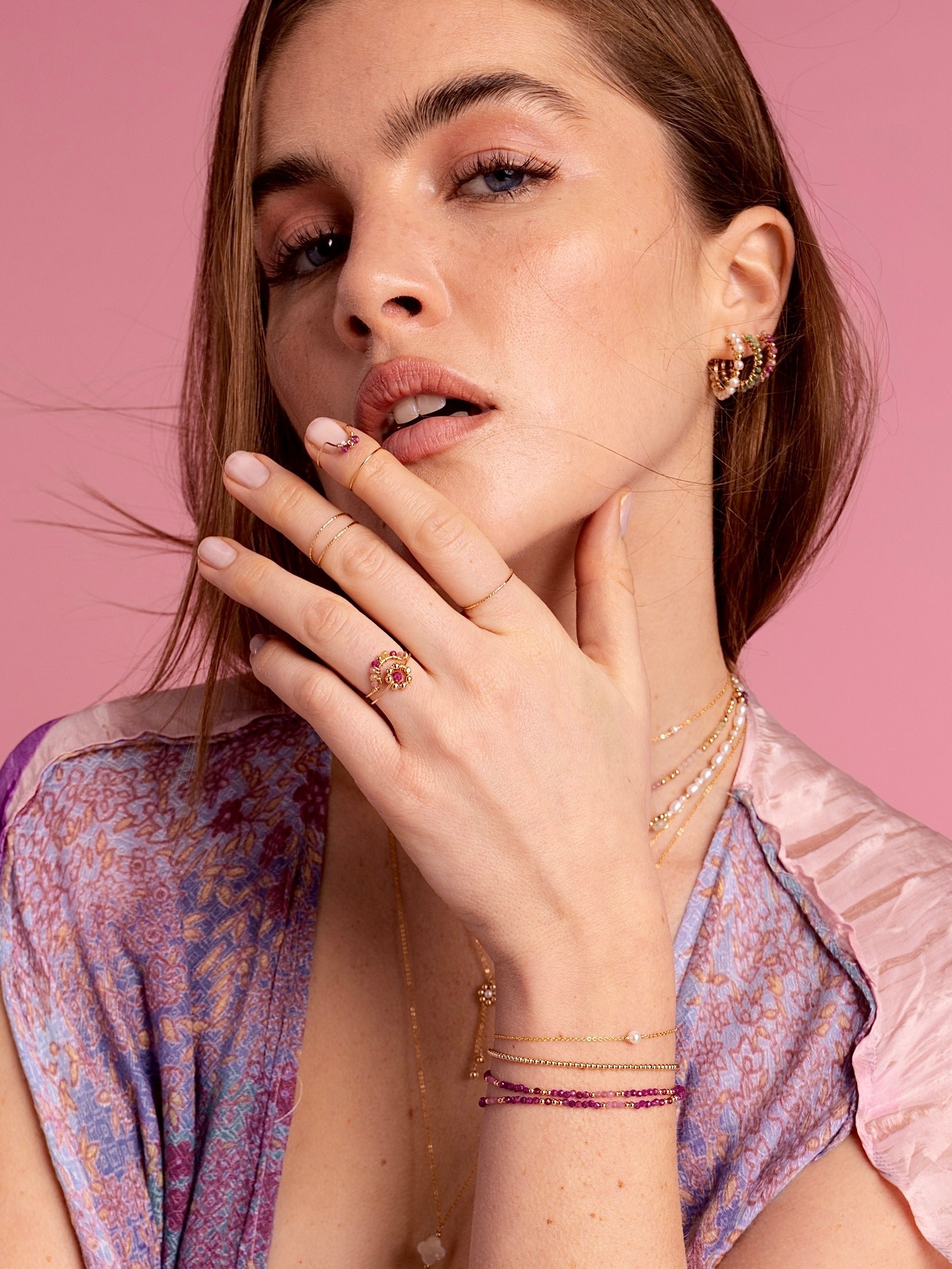 Bracelet - necklace - pomegranate YAY Golden