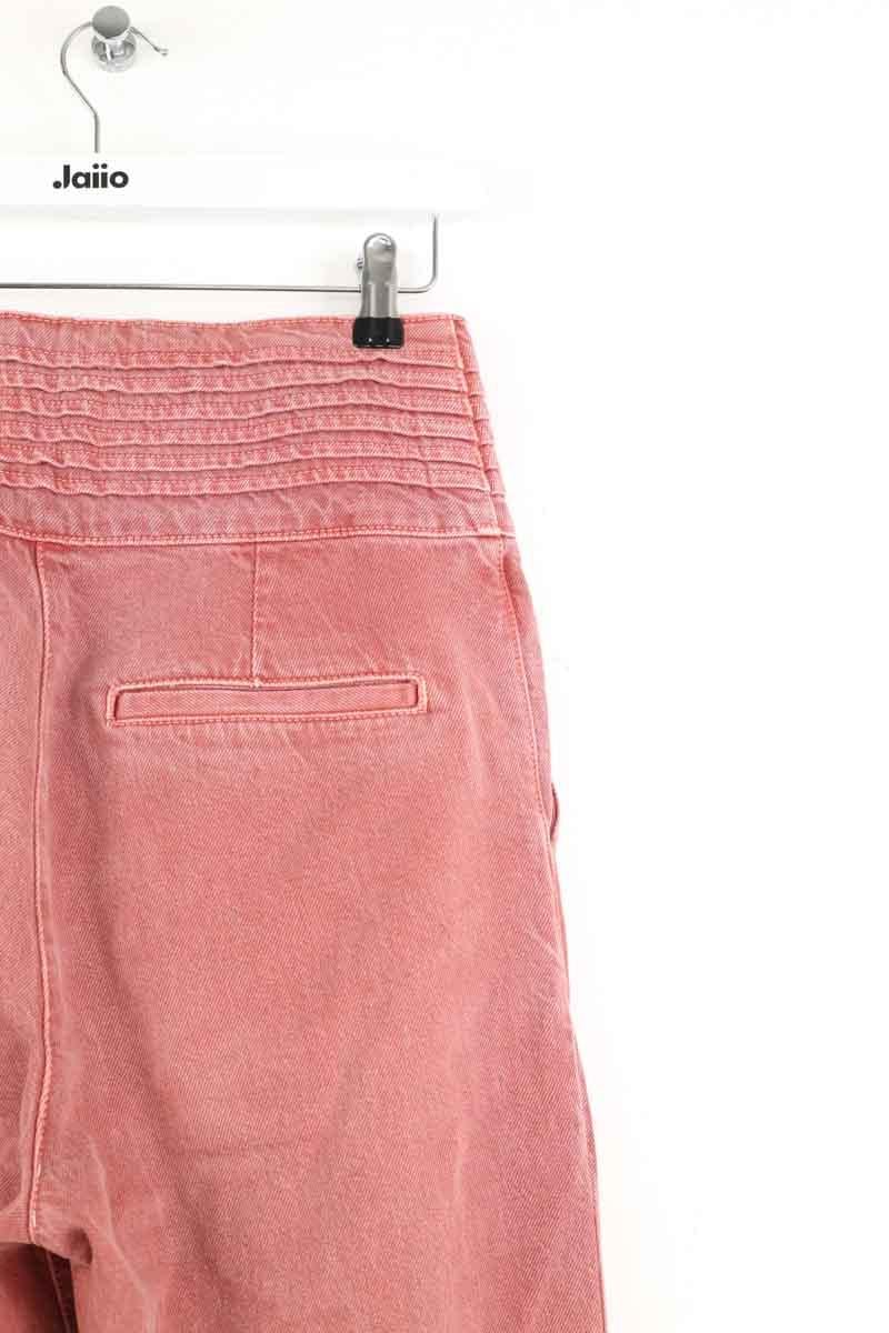 - Straight-leg jeans
- 5 pockets
- Straight cut
- Faded effect SEZANE - Seconde main Pink