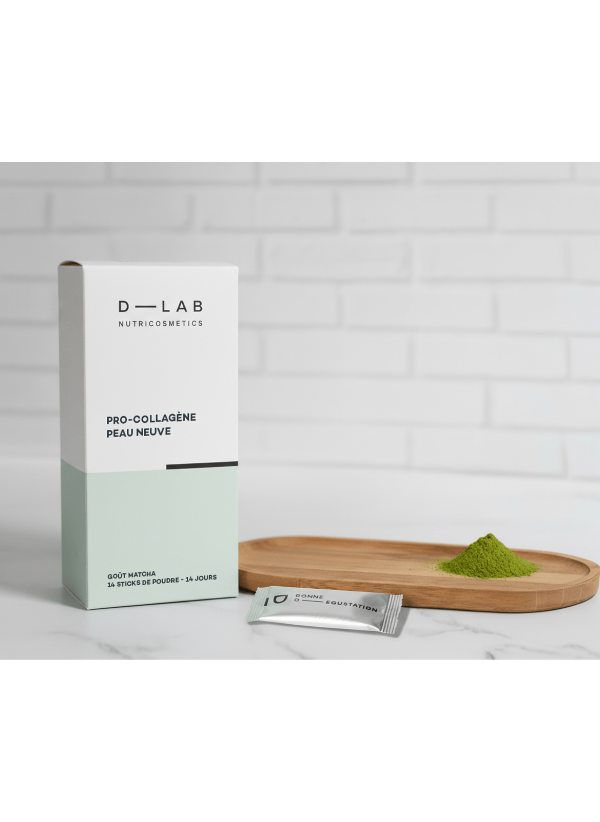 Pro-Collageen Nieuwe Huid Matcha
Verstevigt & Kalmeert de huid D-LAB NUTRICOSMETICS No color