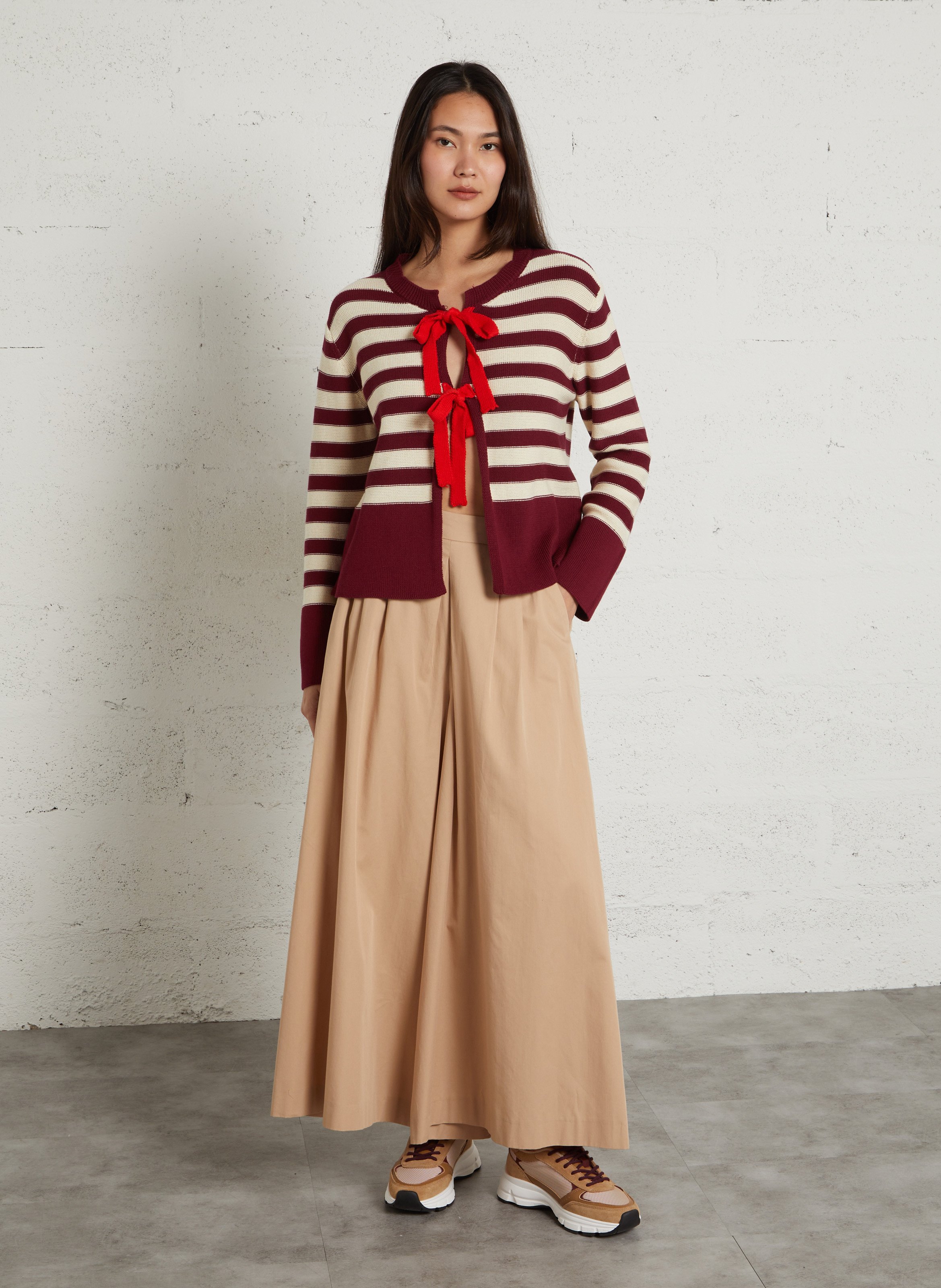 Lage sneakers met rubber MAISON 123 Rood