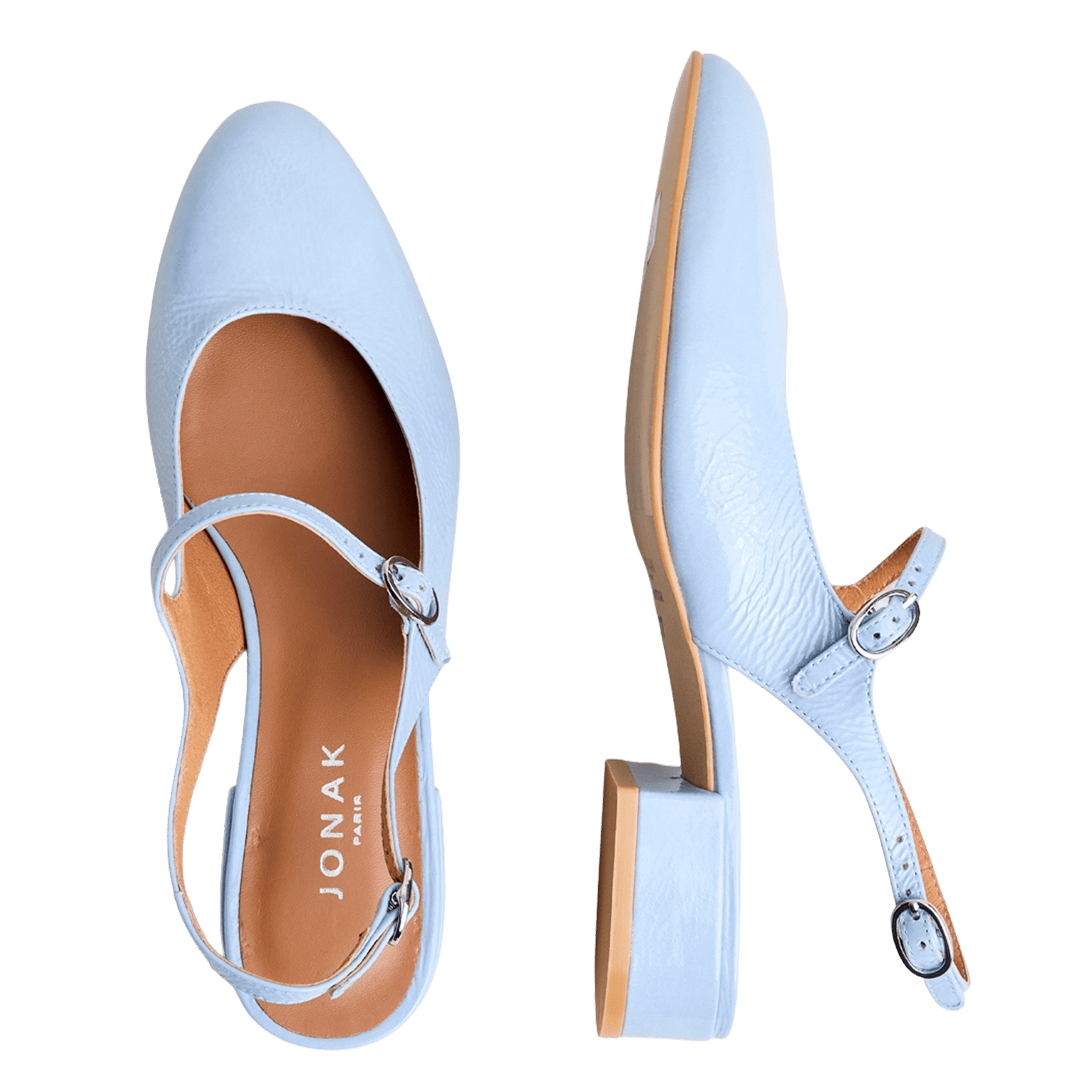 Leather Mary Janes JONAK Blue