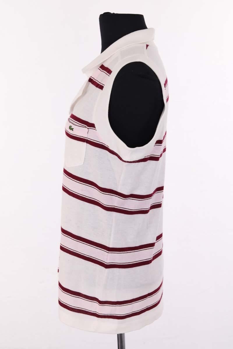 Azawood sleeveless top LACOSTE - SECONDE MAIN White