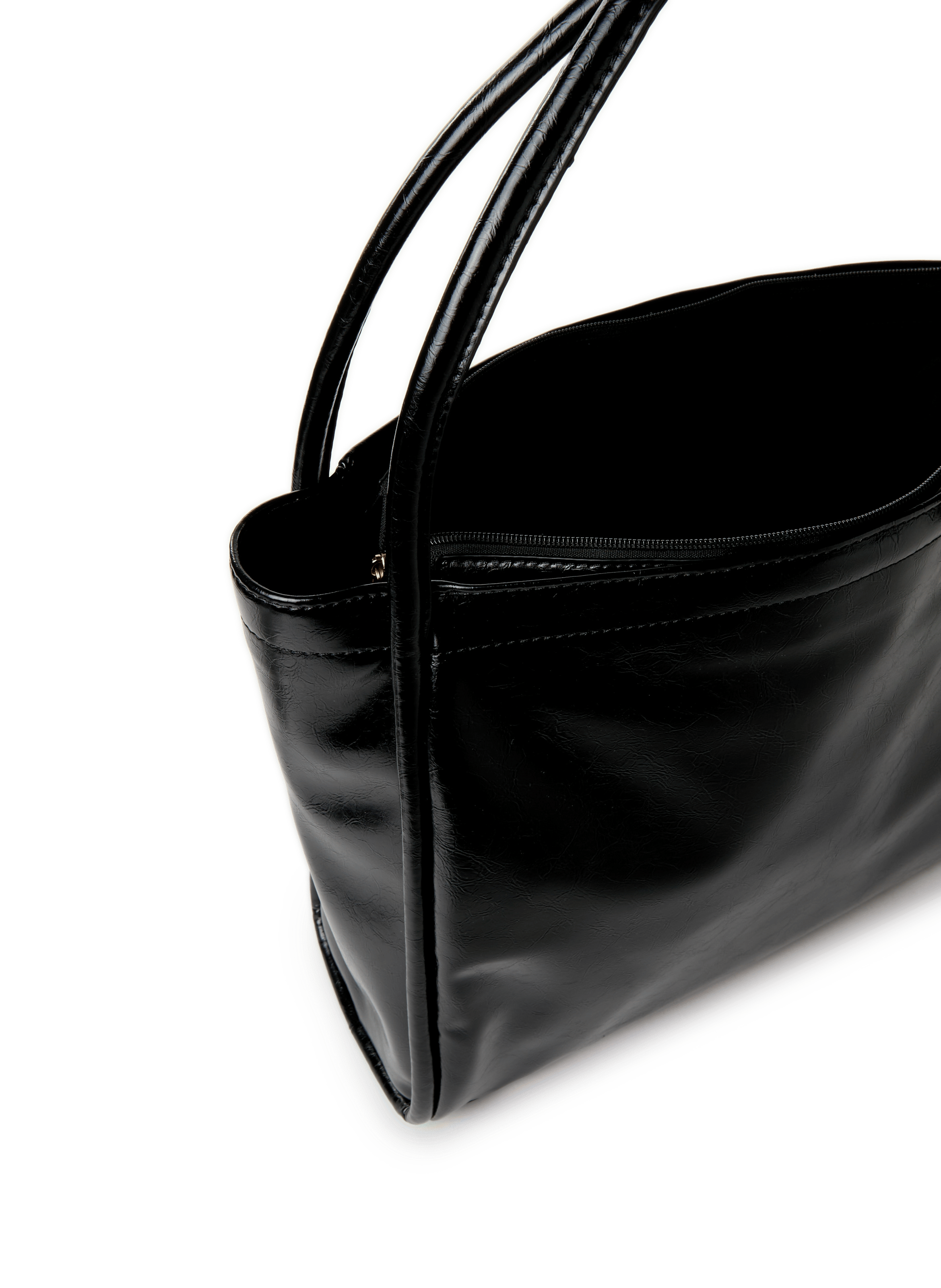 Crackled tote bag AU PRINTEMPS PARIS Black