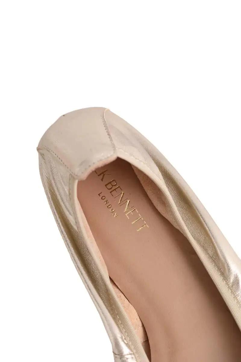Ballet pumps LK BENNETT - Seconde Main Golden