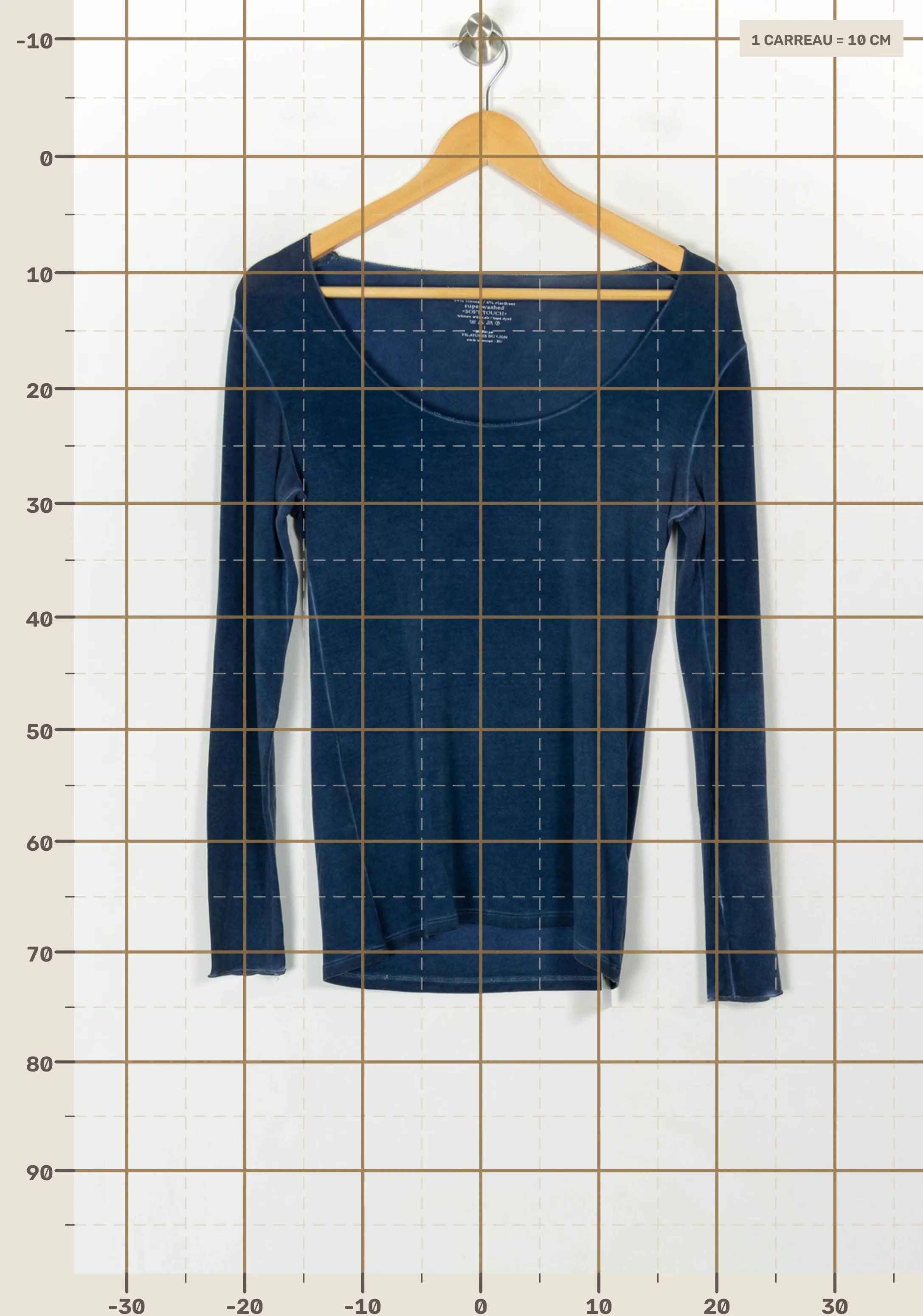 Top & tank top MAJESTIC FILATURES - SECONDE MAIN Blue