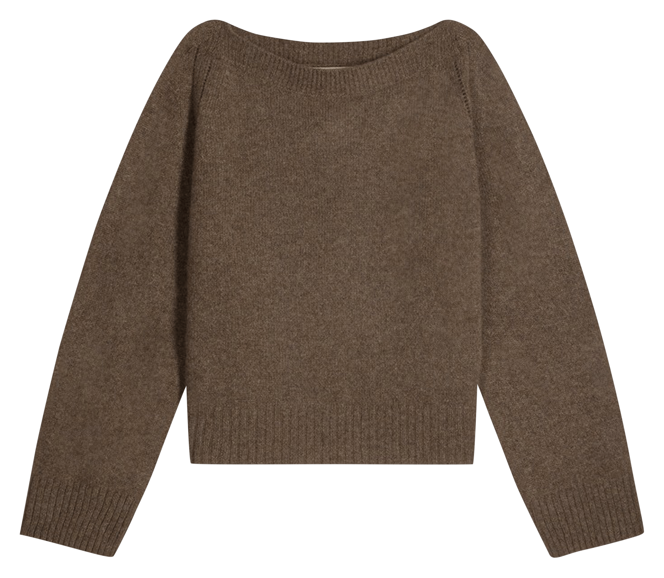 Weiter Kaschmirpullover mit U-Boot-Kragen VANESSA BRUNO Beige